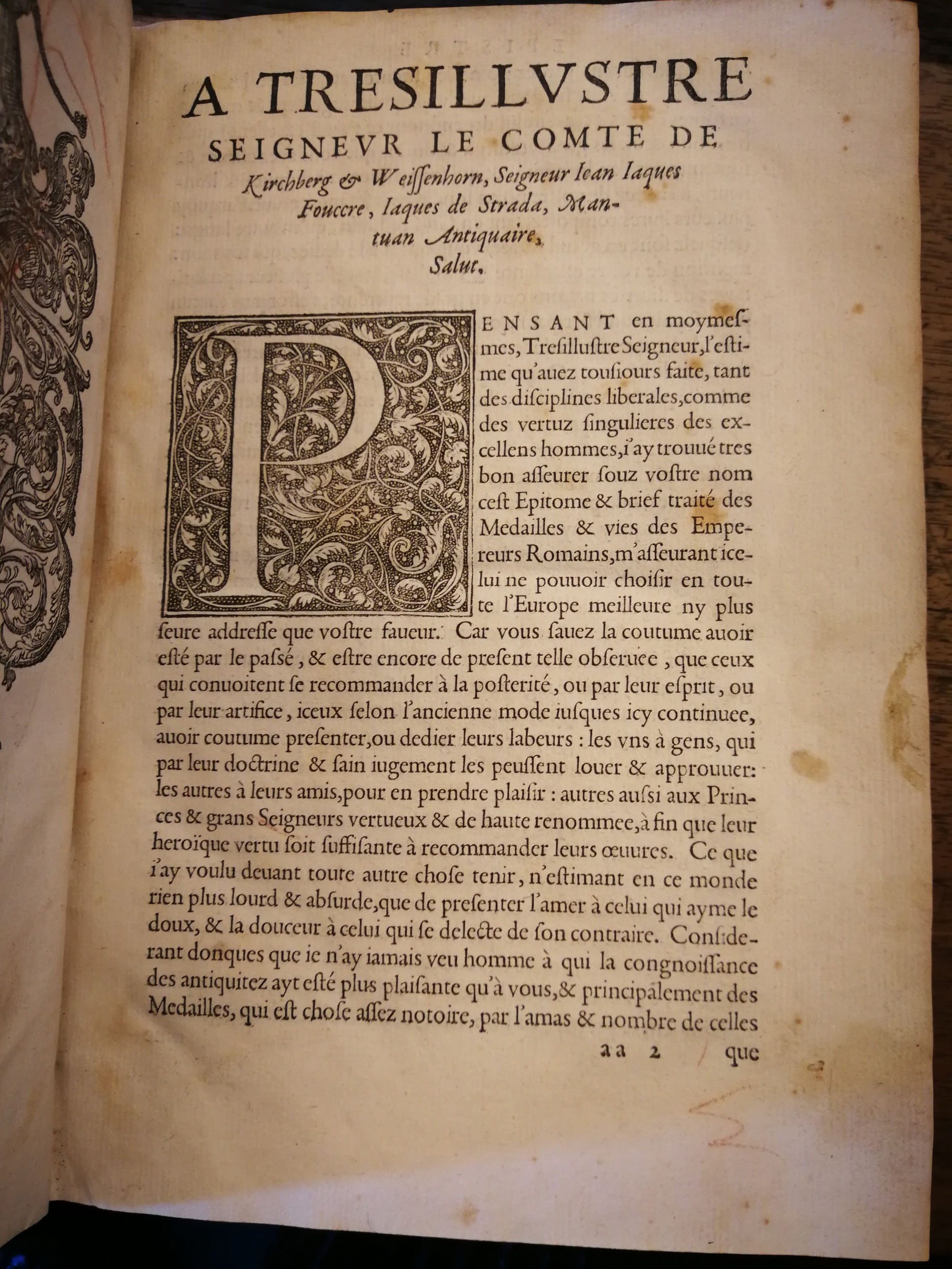 1553 - Jacopo Strada et Thomas Guérin - Épitome du Trésor des antiquités - BNC Florence