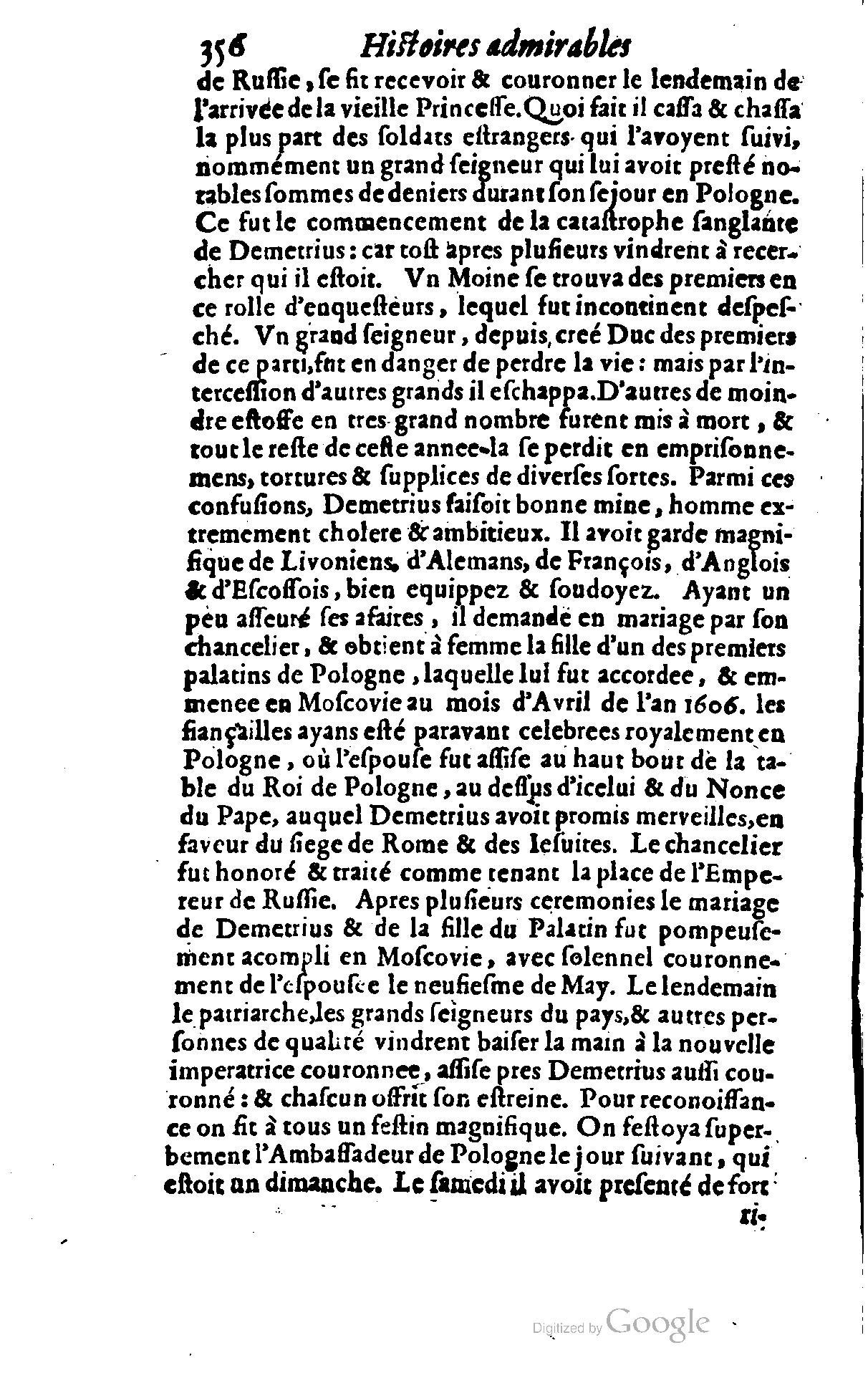 1628 - Jacques Crespin - Trésor d’histoires admirables et mémorables - BSB Munich