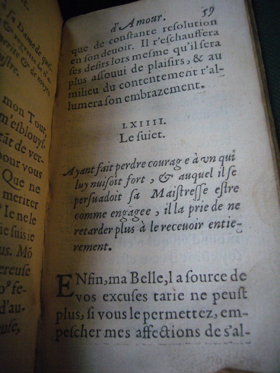 1597 - Matthieu Guillemot - Trésor d’amour - BnF Arsenal