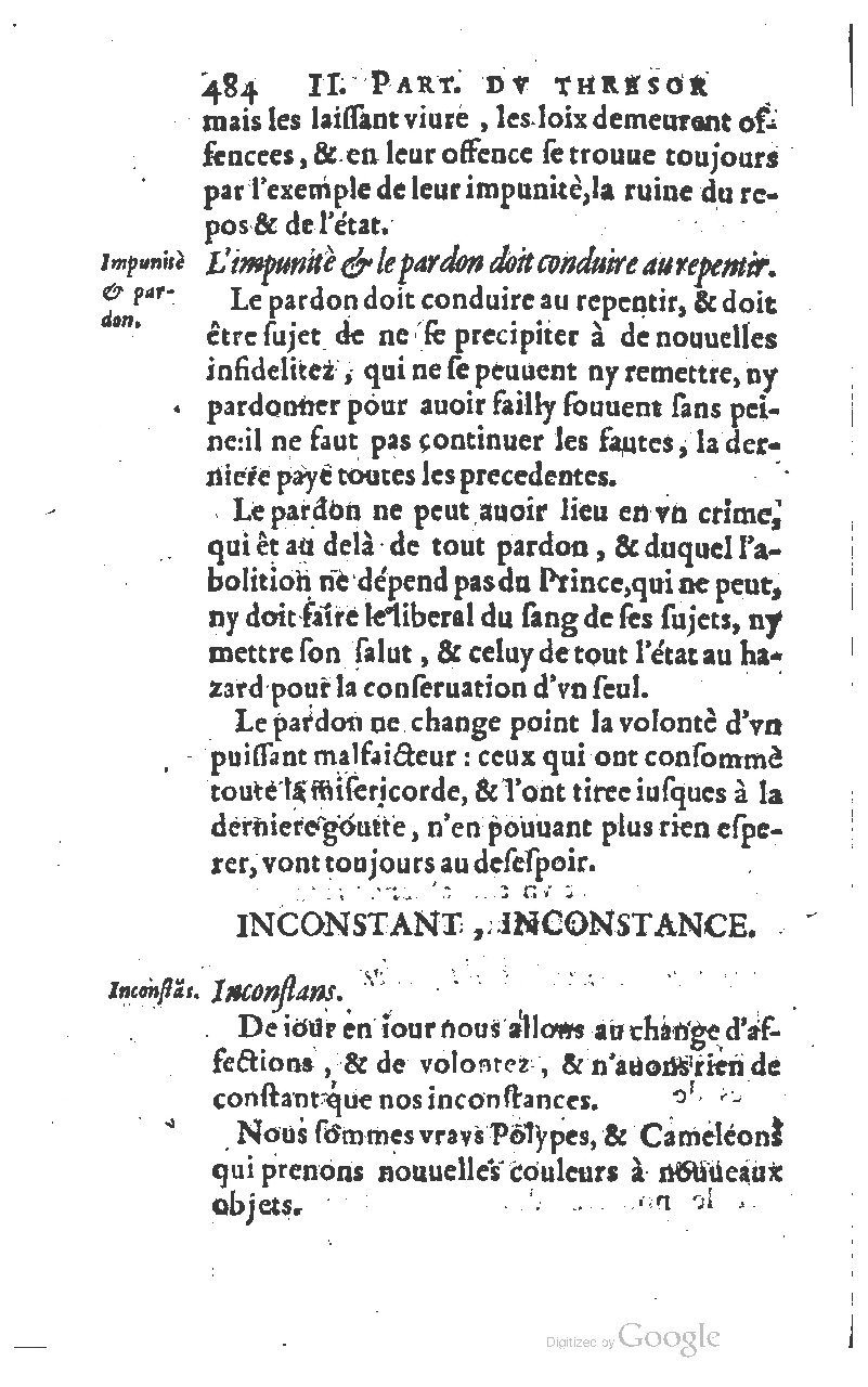 1610 - Louis Coste - Trésor de l’éloquence française (Seconde partie) - BM Lyon