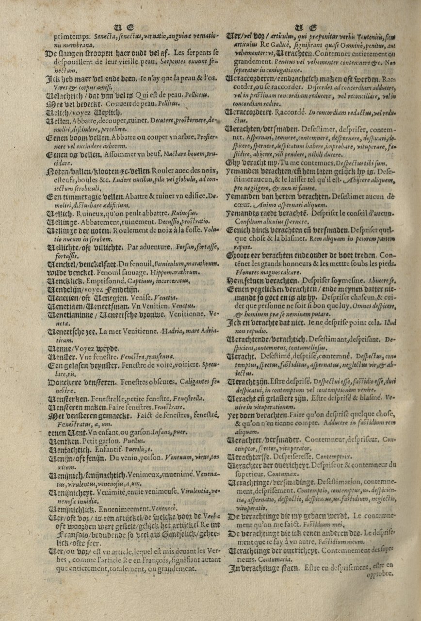 1573 - Christophe Plantin - Trésor du langage bas-allemand - Greifswald 1573 - Christophe Plantin - Trésor du langage bas-allemand - Greifswald