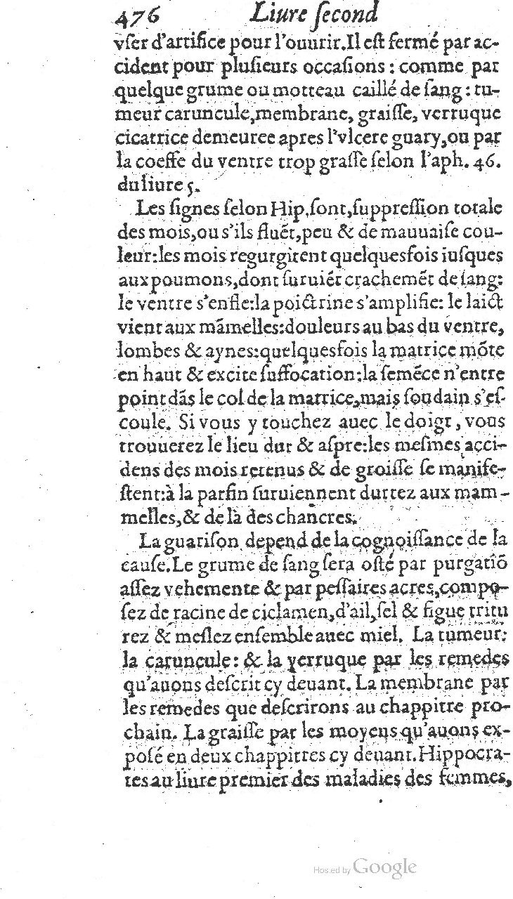 1585 - Jacques du Puis - Trésor des remèdes secrets pour les maladies des femmes - BnF