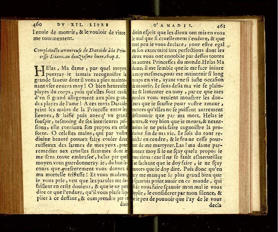 1571 - François Durelle et Benoît Rigaud - Trésor des Amadis - RAE Madrid 1571 - François Durelle et Benoît Rigaud - Trésor des Amadis - RAE Madrid