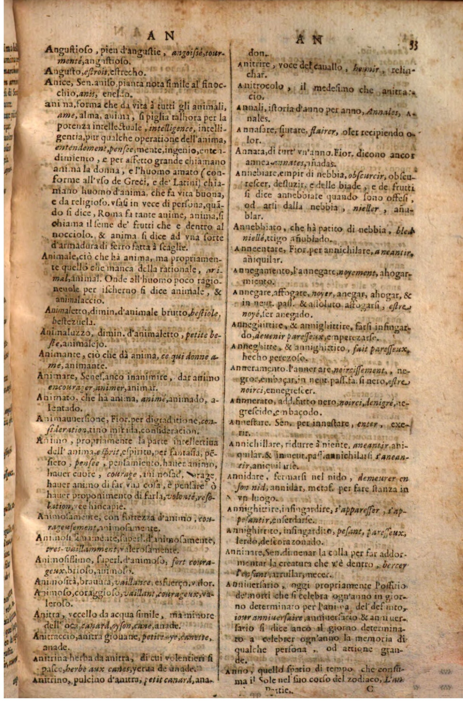 1644 - Jacques Crespin - Trésor des trois langues - Passau