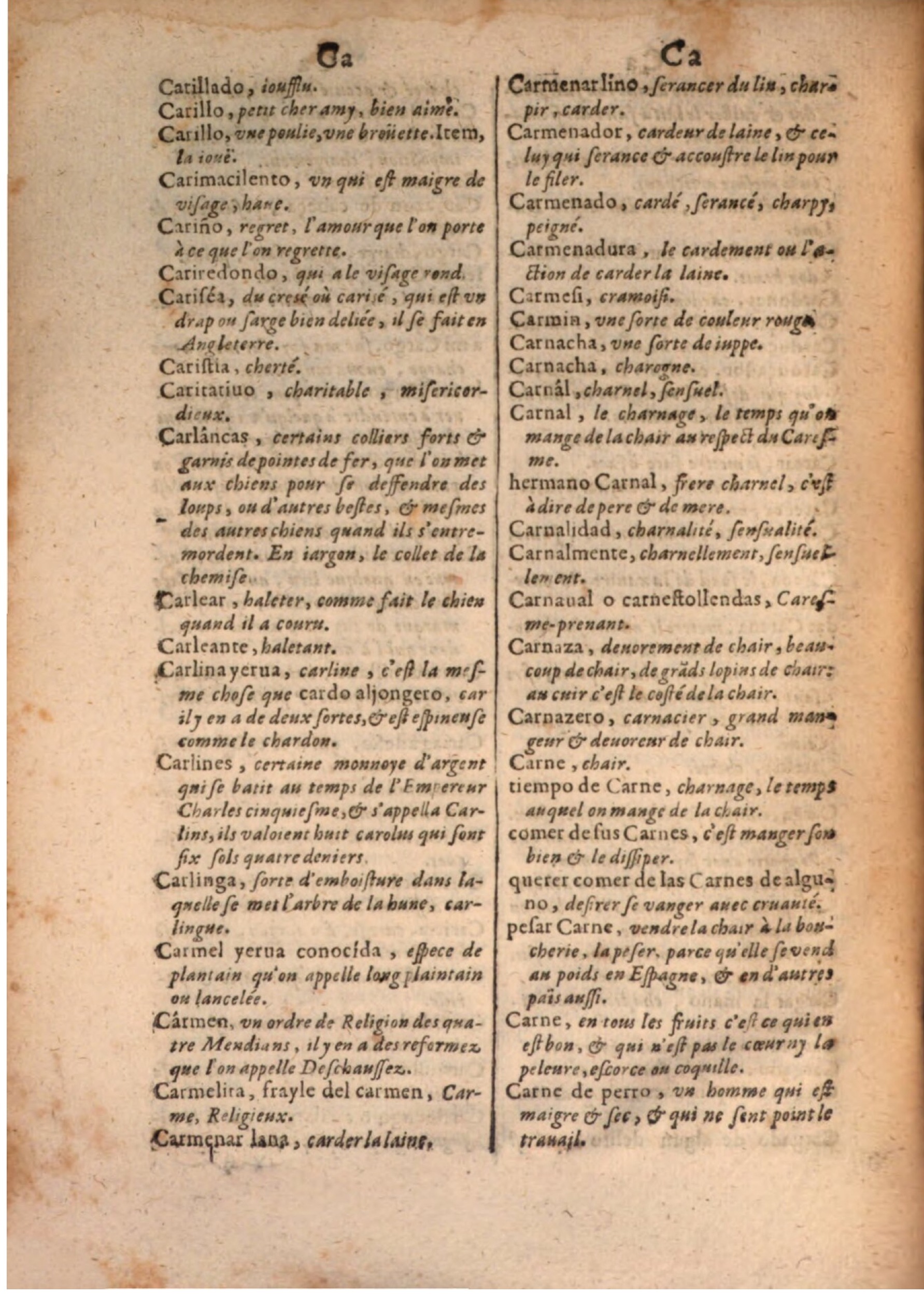 1645 - A. de Sommaville et A. Courbé - Trésor des deux langues espagnole et française - BSB Munich