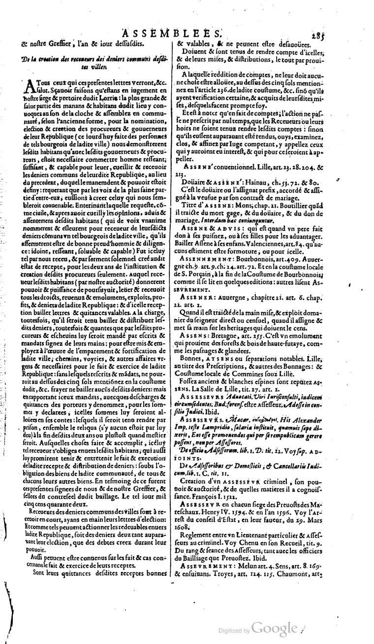 1629 - Veuve Nicolas Buon - Trésor du droit français (21754 T. 1) - BM Lyon