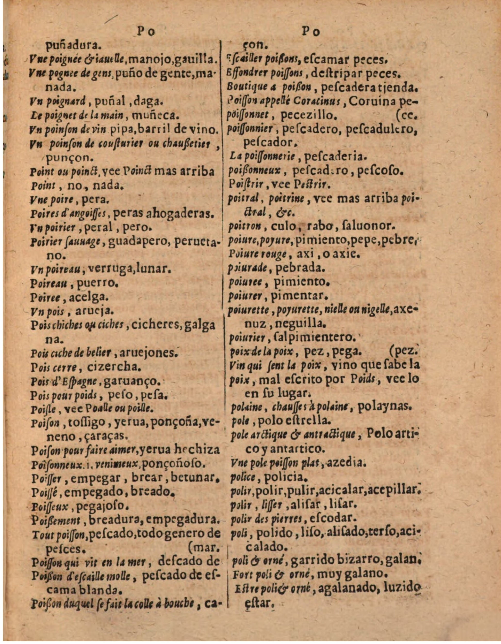 1624 - Hubert Antoine - Trésor des deux langues espagnole et française (Seconde partie) - BSB Munich
