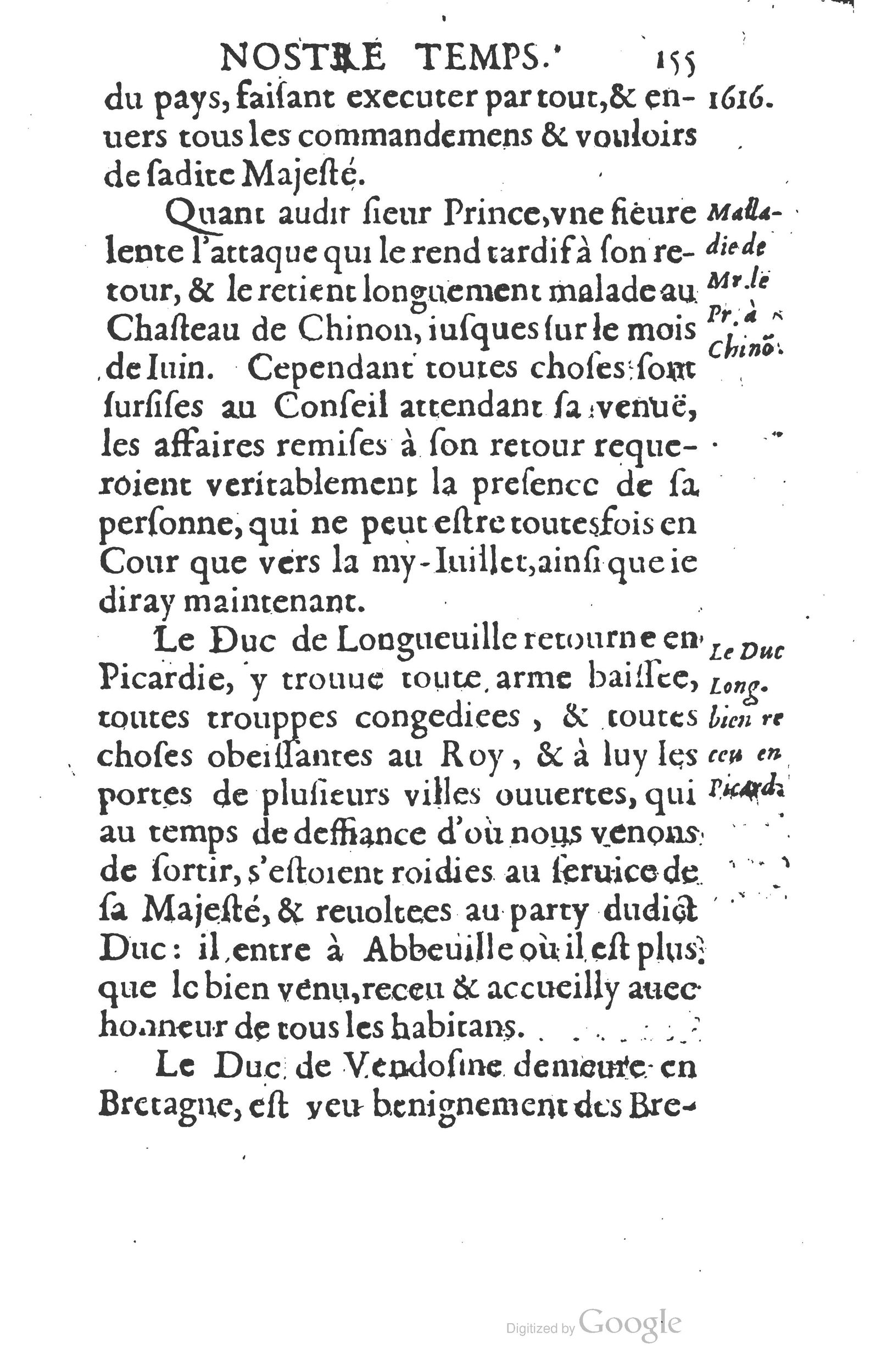 1624 - Joseph Bouillerot - Trésor de l’histoire générale de notre temps - BM Lyon