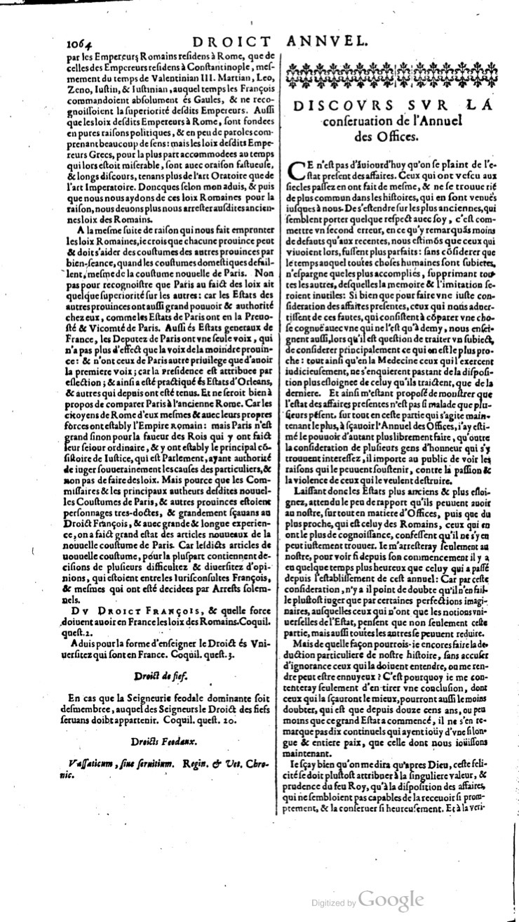 1629 - Veuve Nicolas Buon - Trésor du droit français (21754 T. 1) - BM Lyon