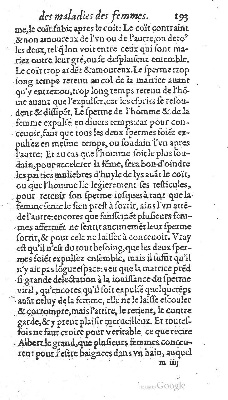 1585 - Jacques du Puis - Trésor des remèdes secrets pour les maladies des femmes - BnF