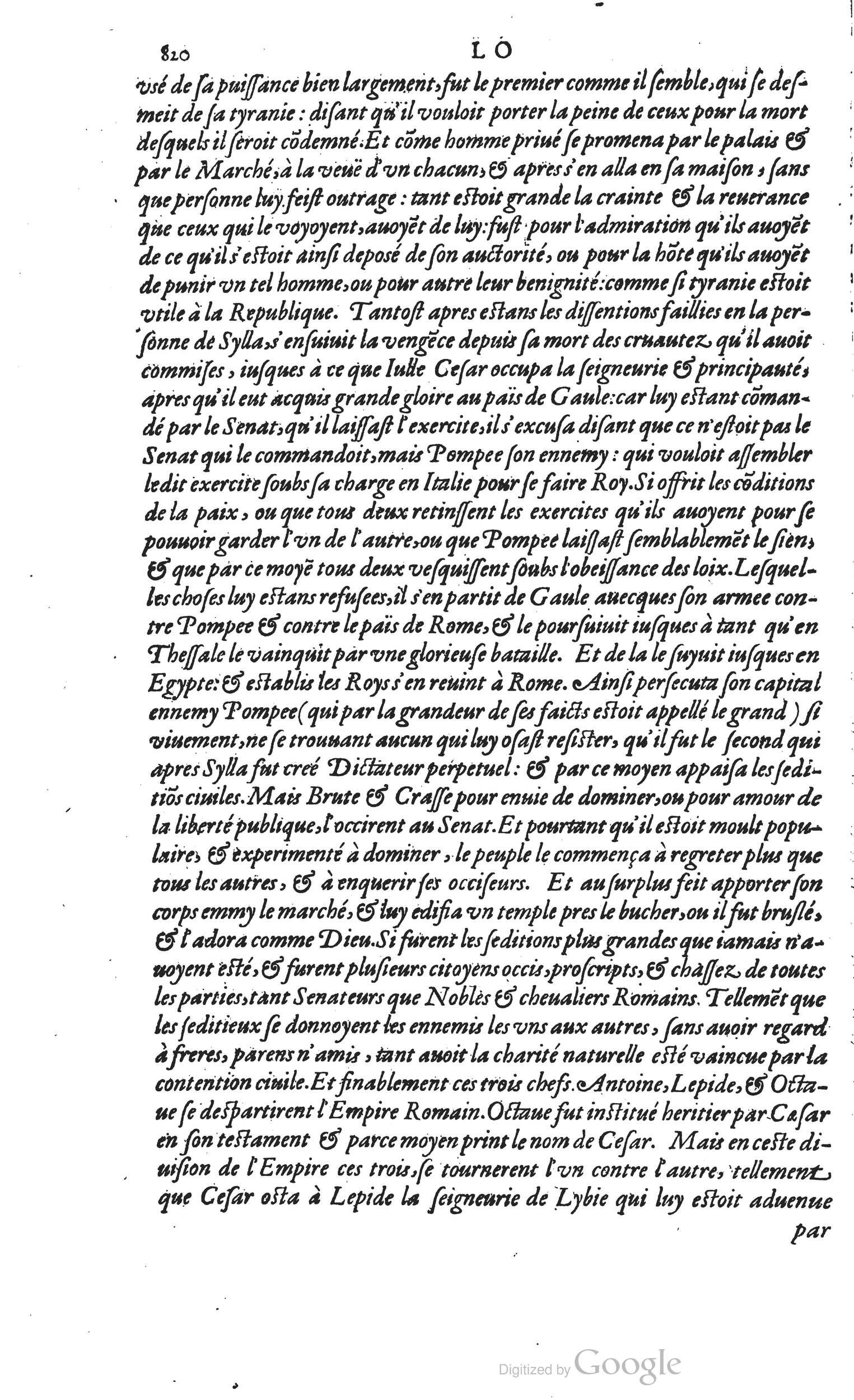 1585 - Barthélemy Honorat - Bibliothèques françaises - BSB Munich