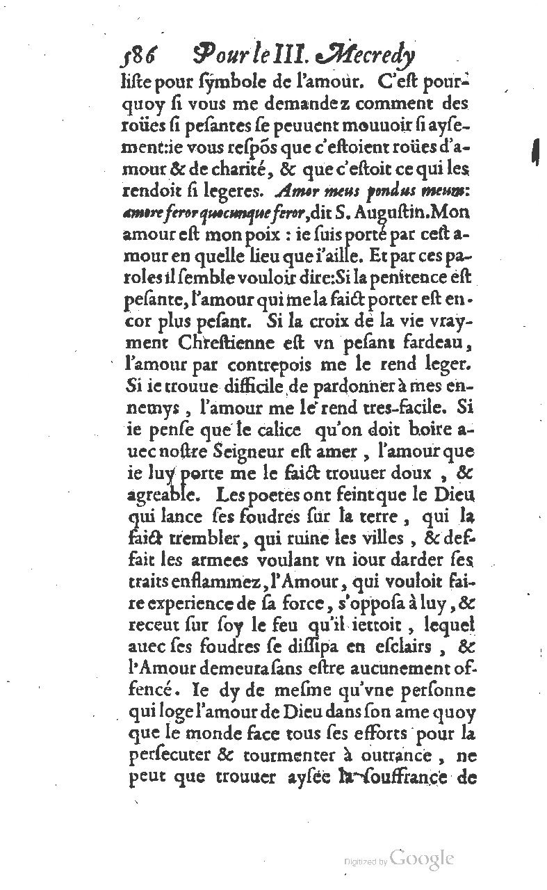 1607 - Nicolas Du Fossé - Trésor quadragésimal - T 01 - BM Lyon