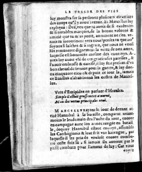 1574 - Benoît Rigaud - Trésor des vies de Plutarque - Avignon