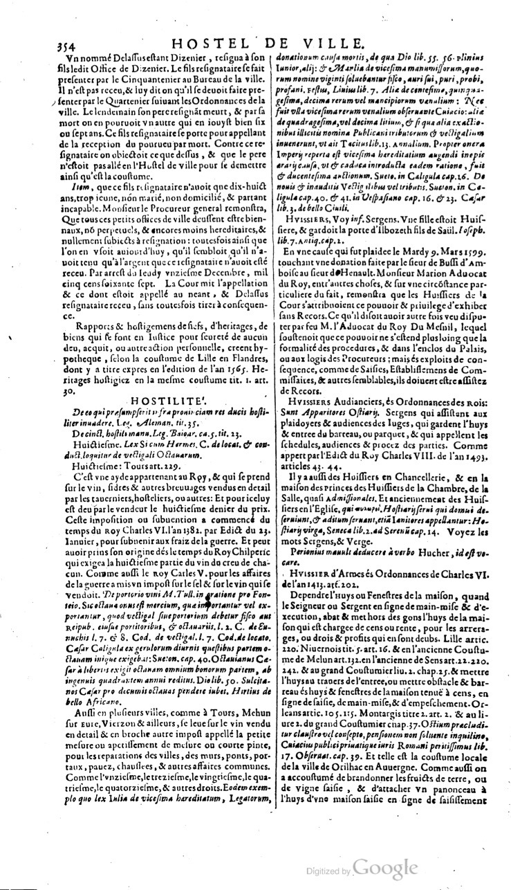 1629 - Veuve Nicolas Buon - Trésor du droit français (21754 T. 2) - BM Lyon