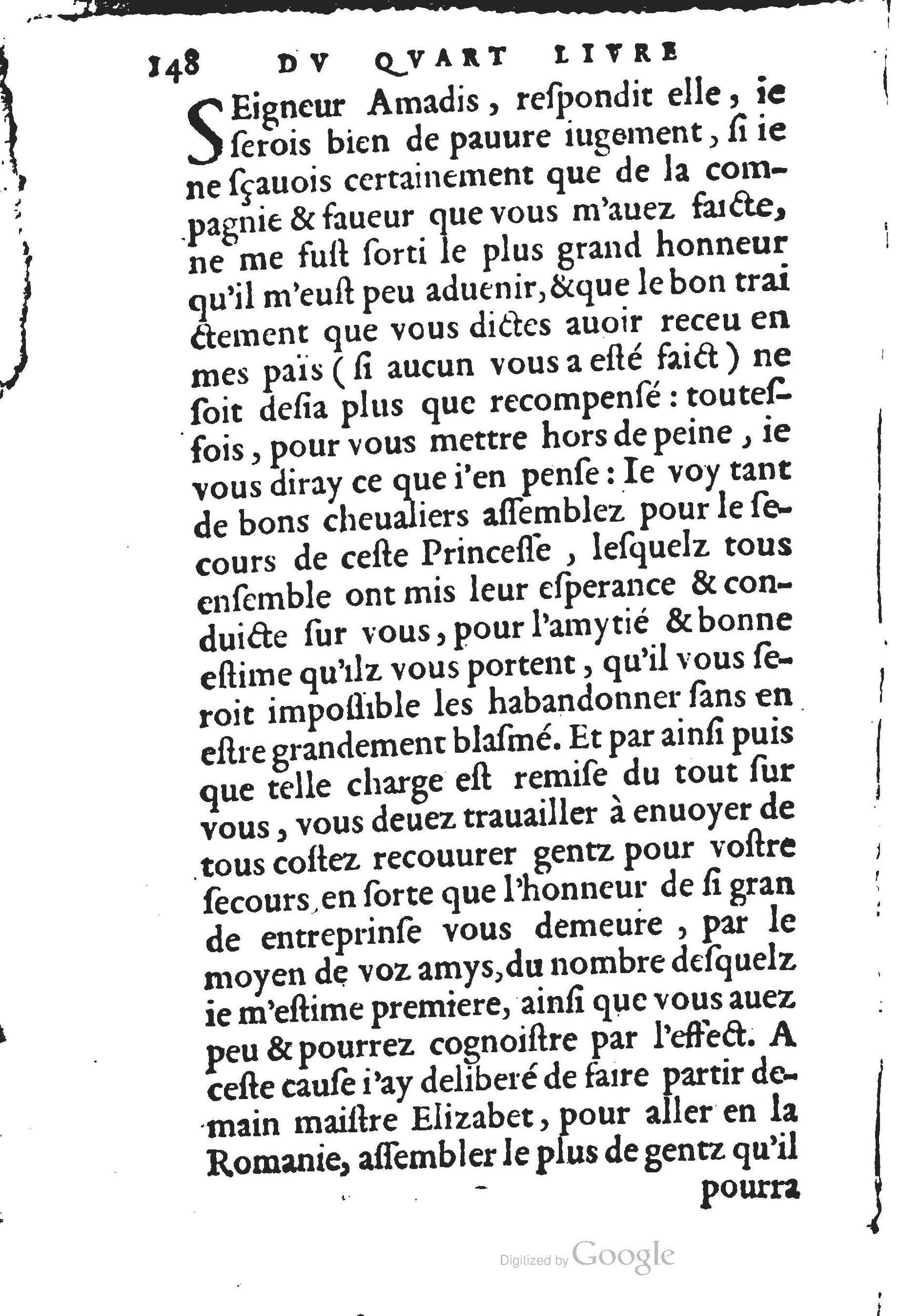 1560 - Jean d’Ogerolles et Gabriel Cotier Lyon - Trésor des Amadis - BSB Munich