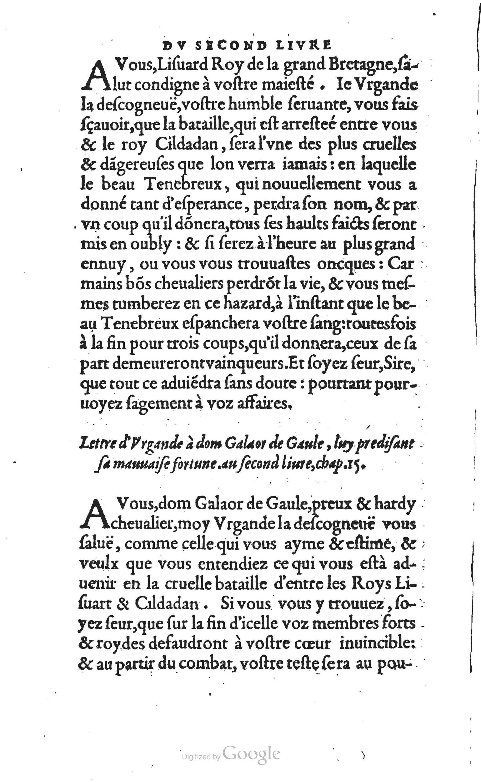 1560 - Vincent Sertenas et Gilles Robinot - Trésor des Amadis - British Library