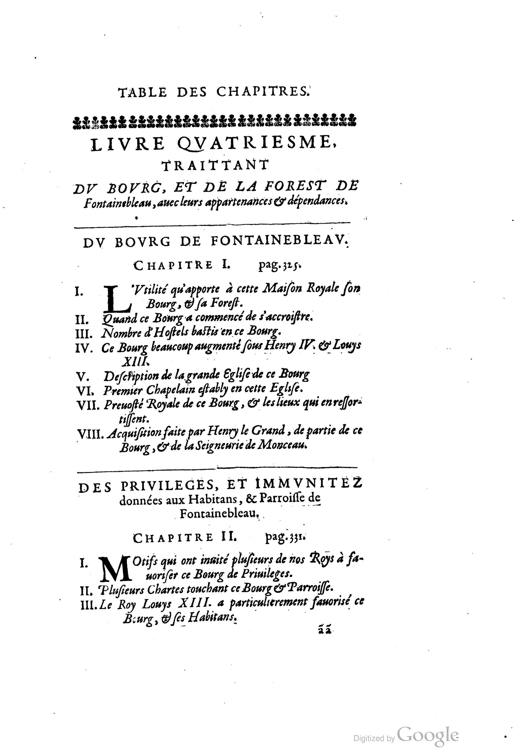 1642 - Sébastien Cramoisy - Trésor des merveilles de la maison royale de Fontainebleau - BM Lyon 1642 - Sébastien Cramoisy - Trésor des merveilles de la maison royale de Fontainebleau - BM Lyon