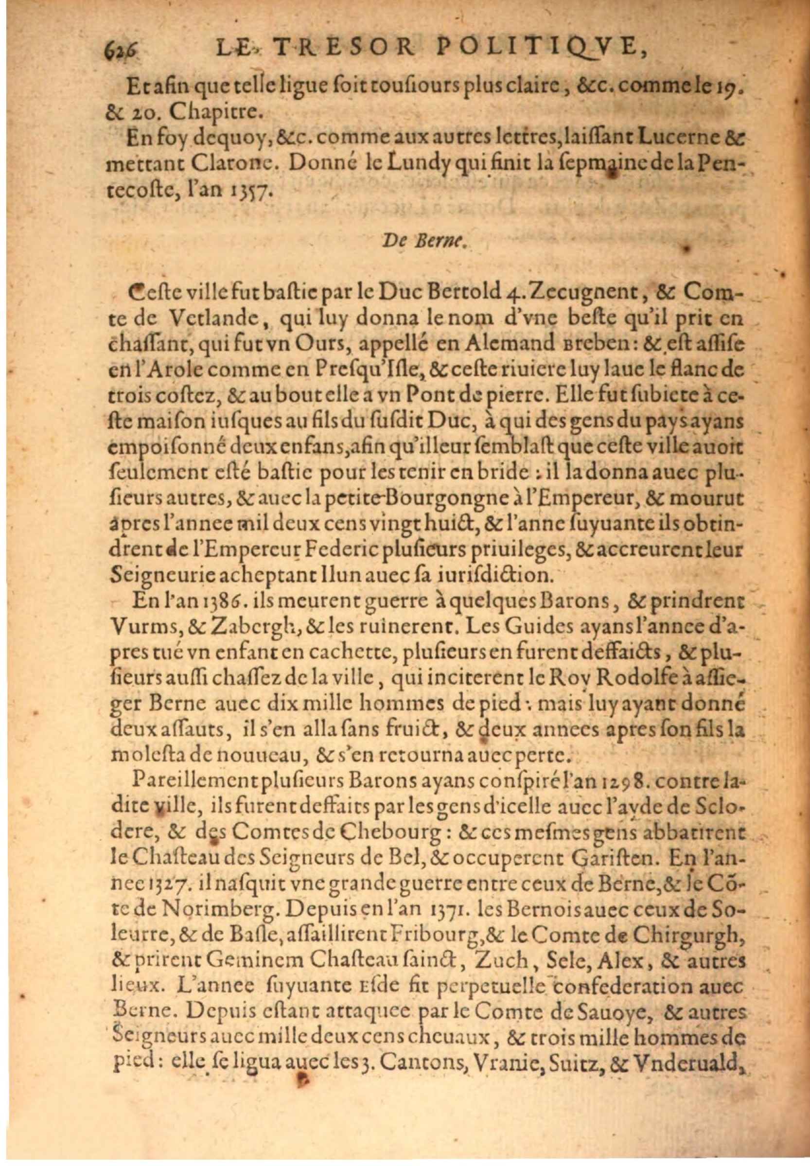 1608 - Pierre Chevalier - Trésor politique - BSB Munich
