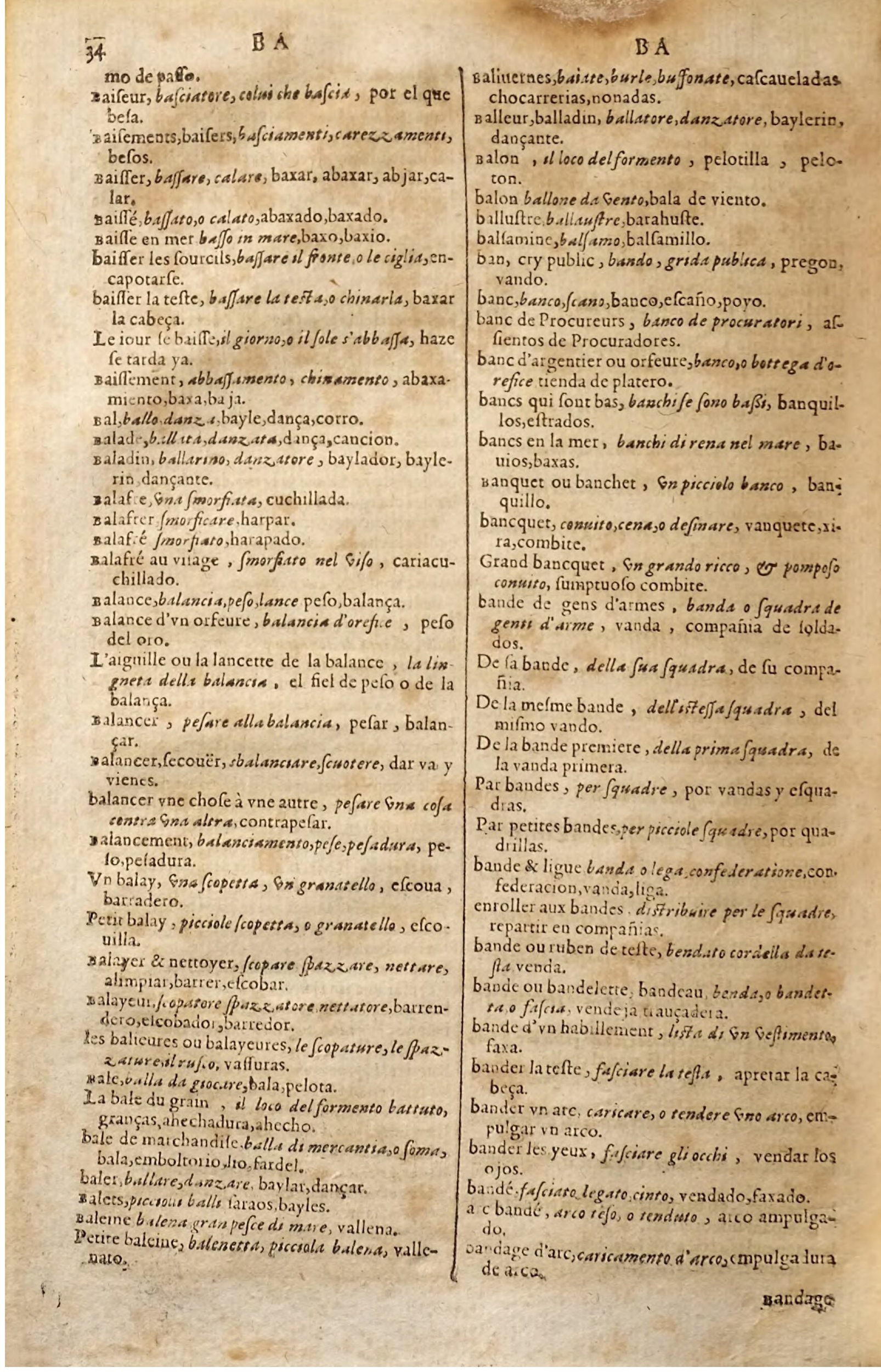 1627 - Jacques Crespin - Trésor des trois langues (Seconde partie) - Regensburg