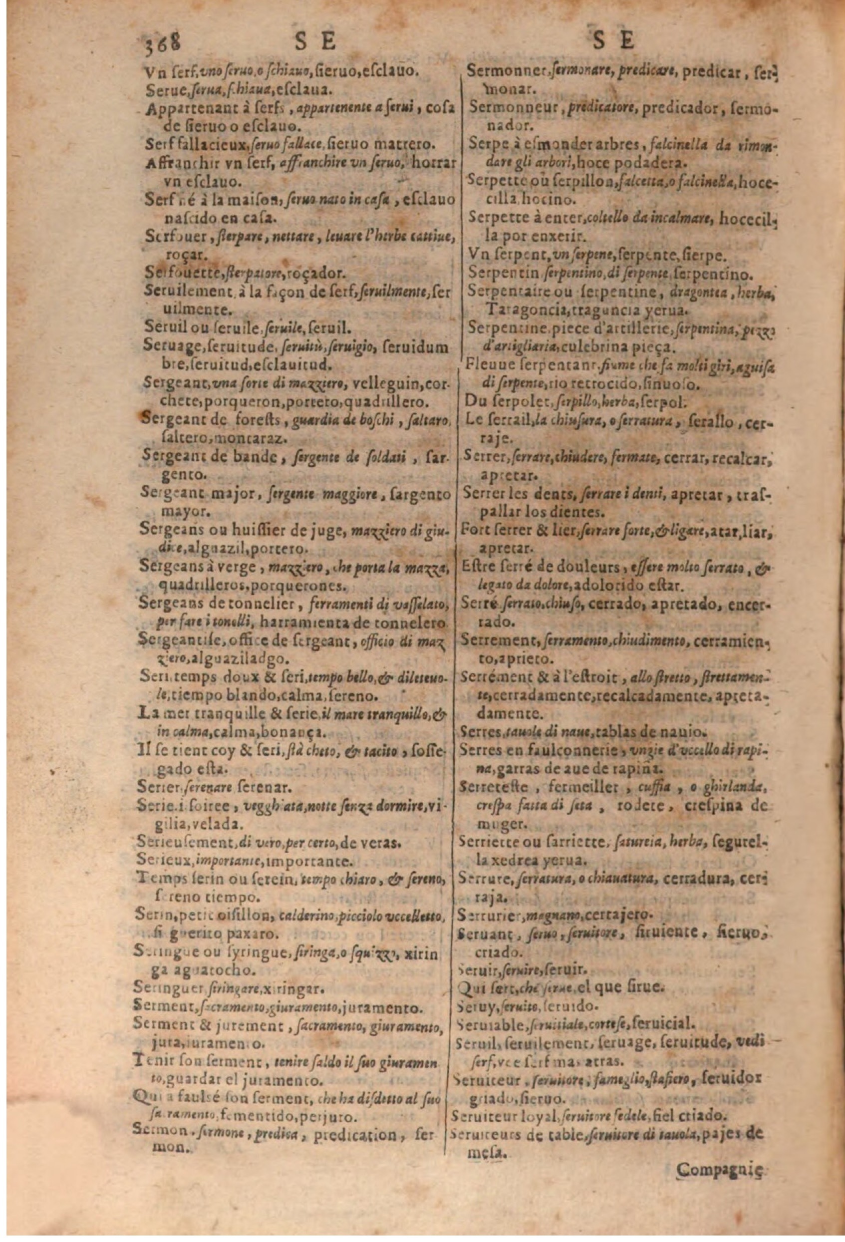 1637 - Jacques Crespin - Trésor des trois langues (Trois parties) - BSB Munich 1637 - Jacques Crespin - Trésor des trois langues (Trois parties) - BSB Munich