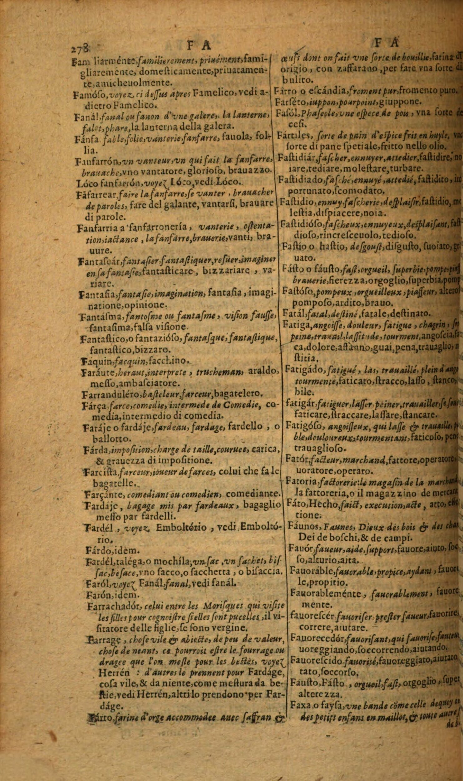 1617 - Samuel Crespin - Trésor des trois langues espagnole, française et italienne (Première partie) - Regensburg