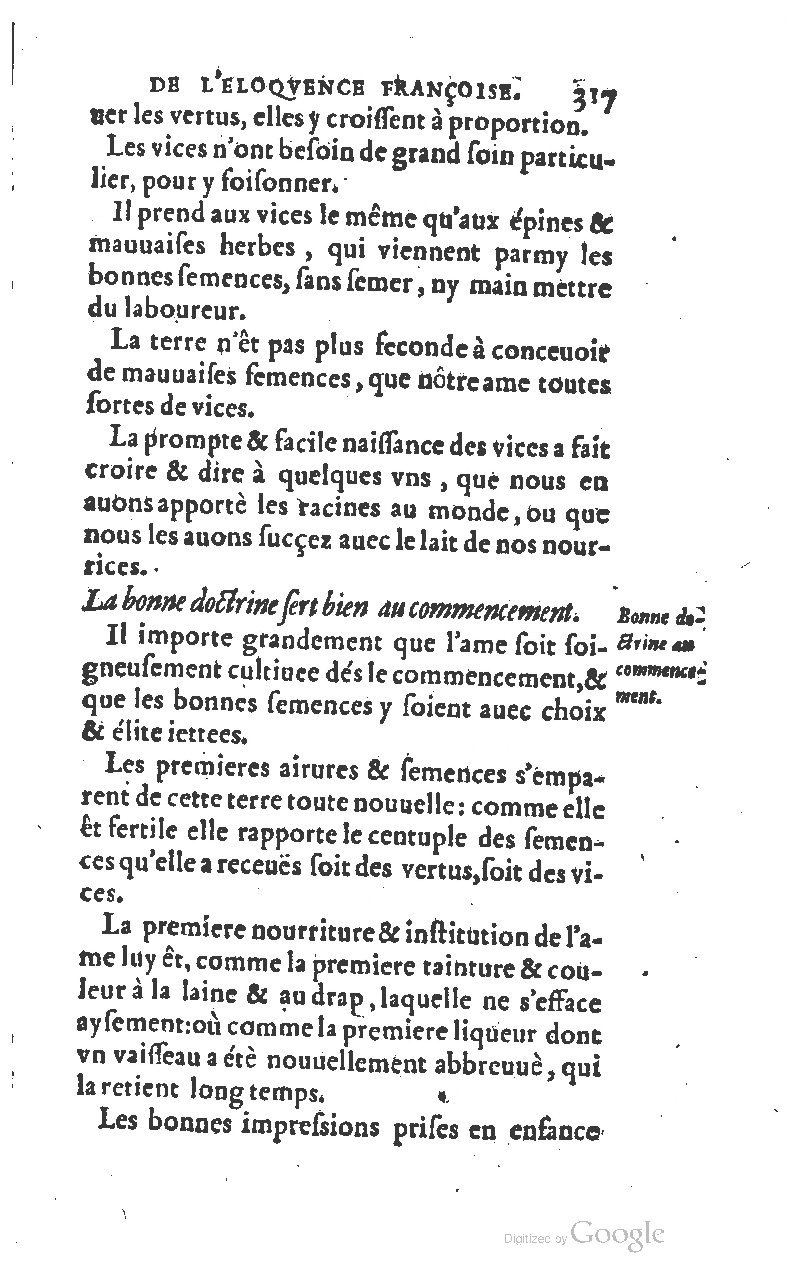 1610 - Louis Coste - Trésor de l’éloquence française (Seconde partie) - BM Lyon