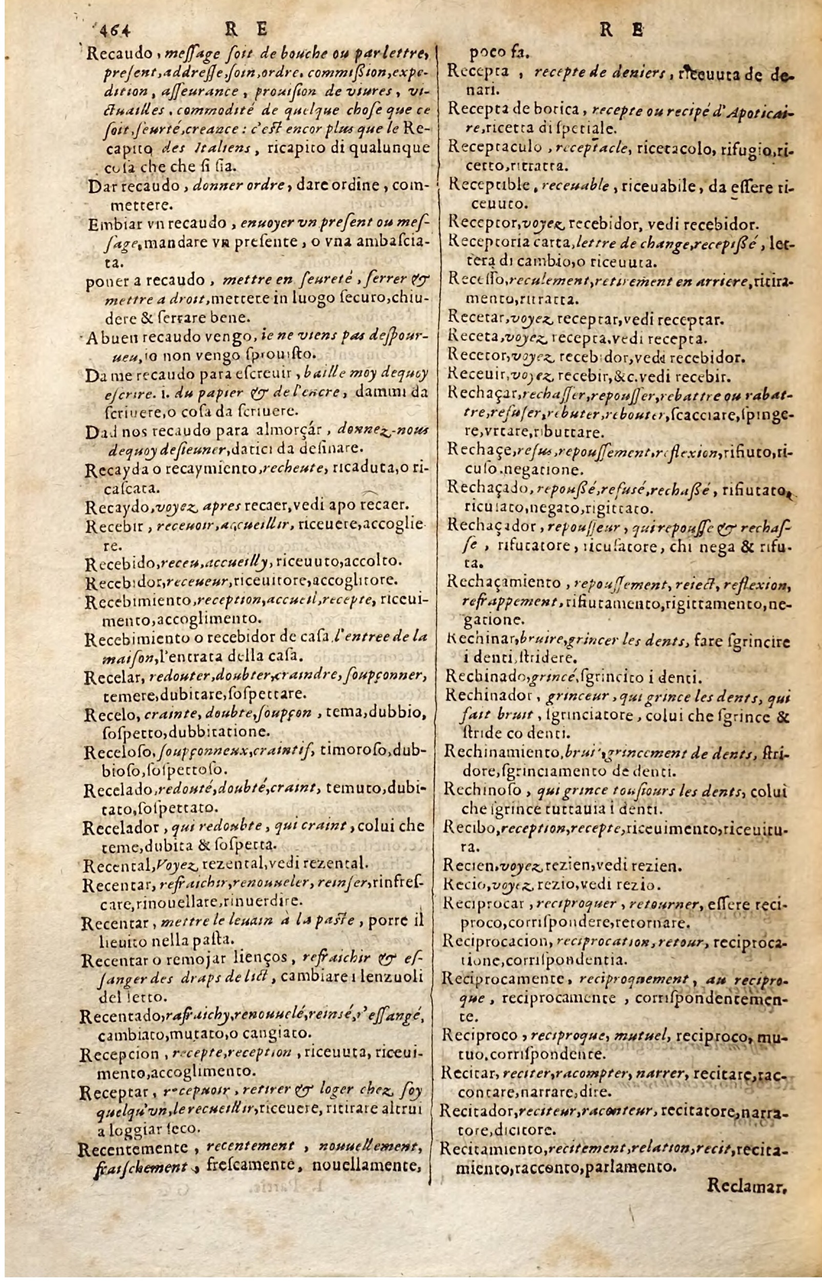1627 - Jacques Crespin - Trésor des trois langues - Regensburg