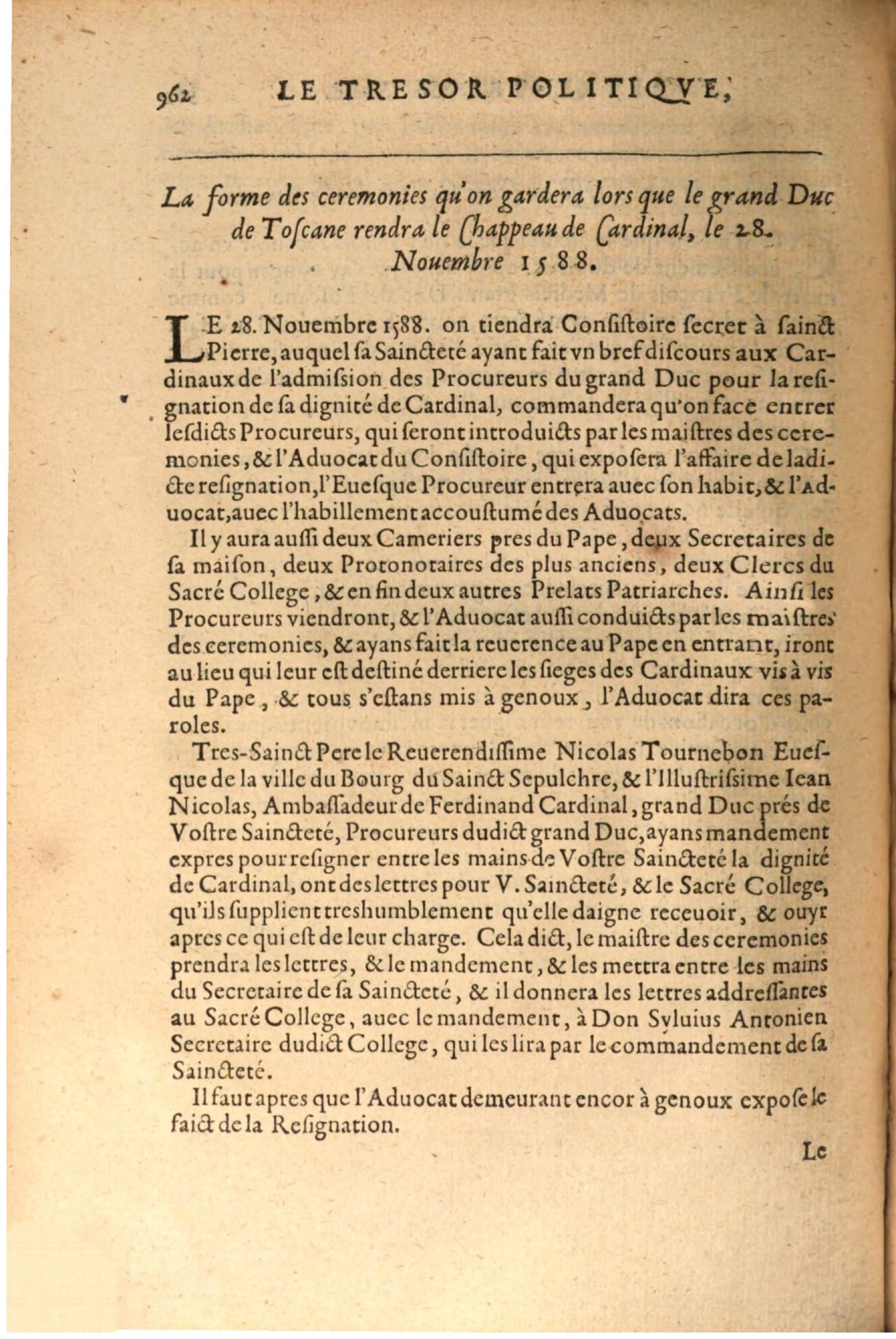 1608 - Nicolas Du Fossé - Trésor politique - BSB Munich