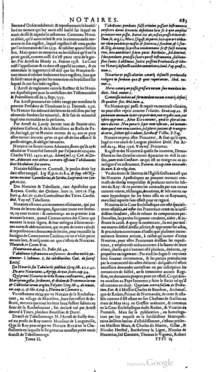 1629 - Veuve Nicolas Buon - Trésor du droit français (29620 T. 2) - BM Lyon