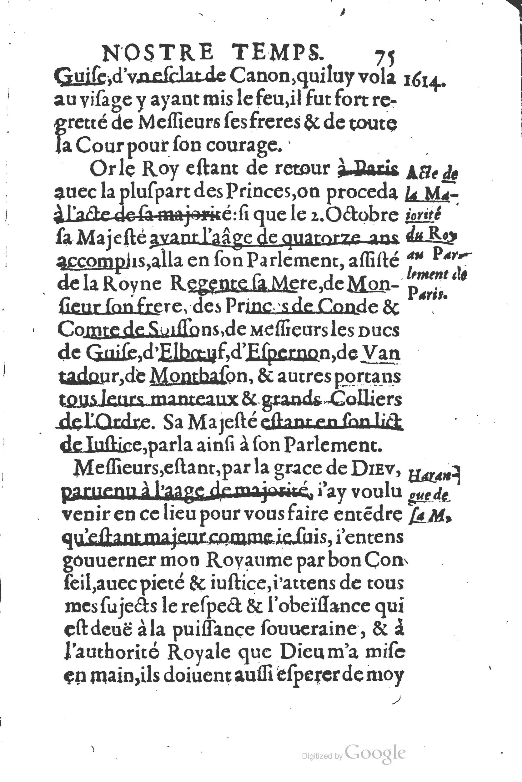 1626 - Joseph Bouillerot - Trésor de l’histoire générale de notre temps - BSB Munich