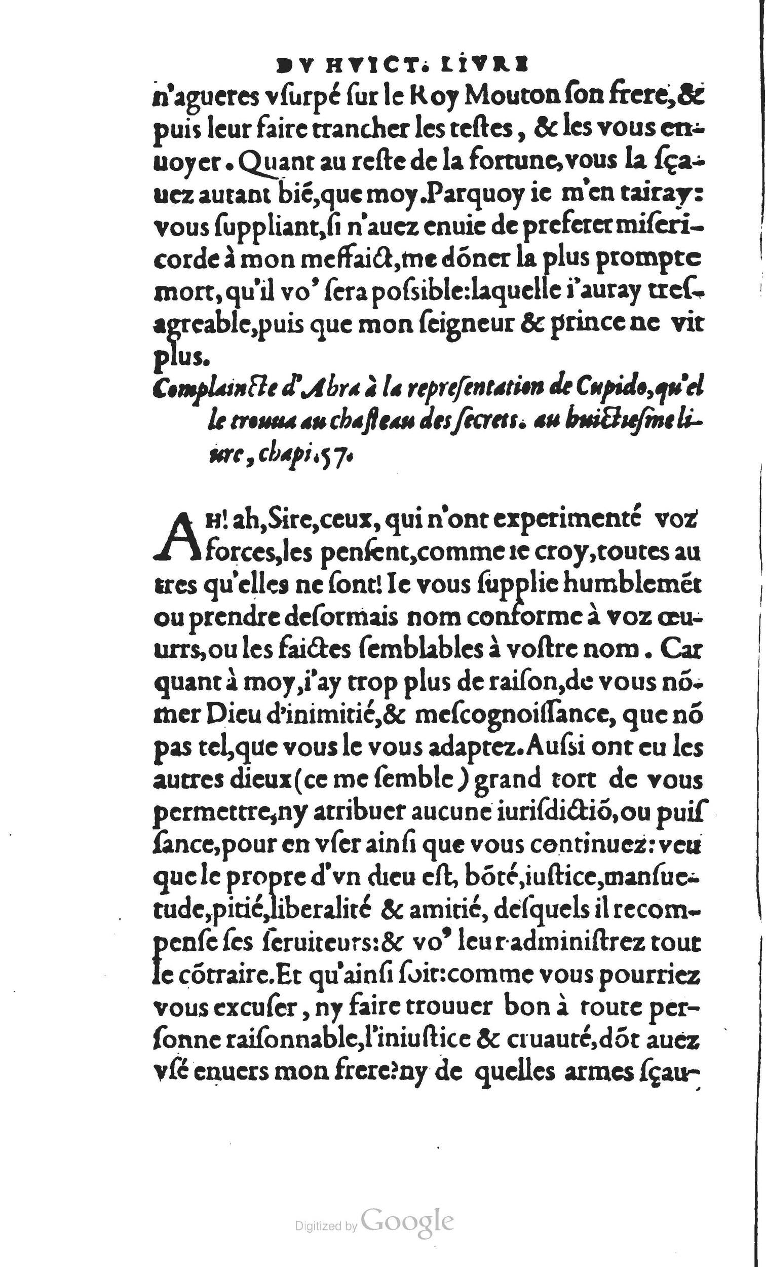 1560 - Vincent Sertenas et Gilles Robinot - Trésor des Amadis - British Library