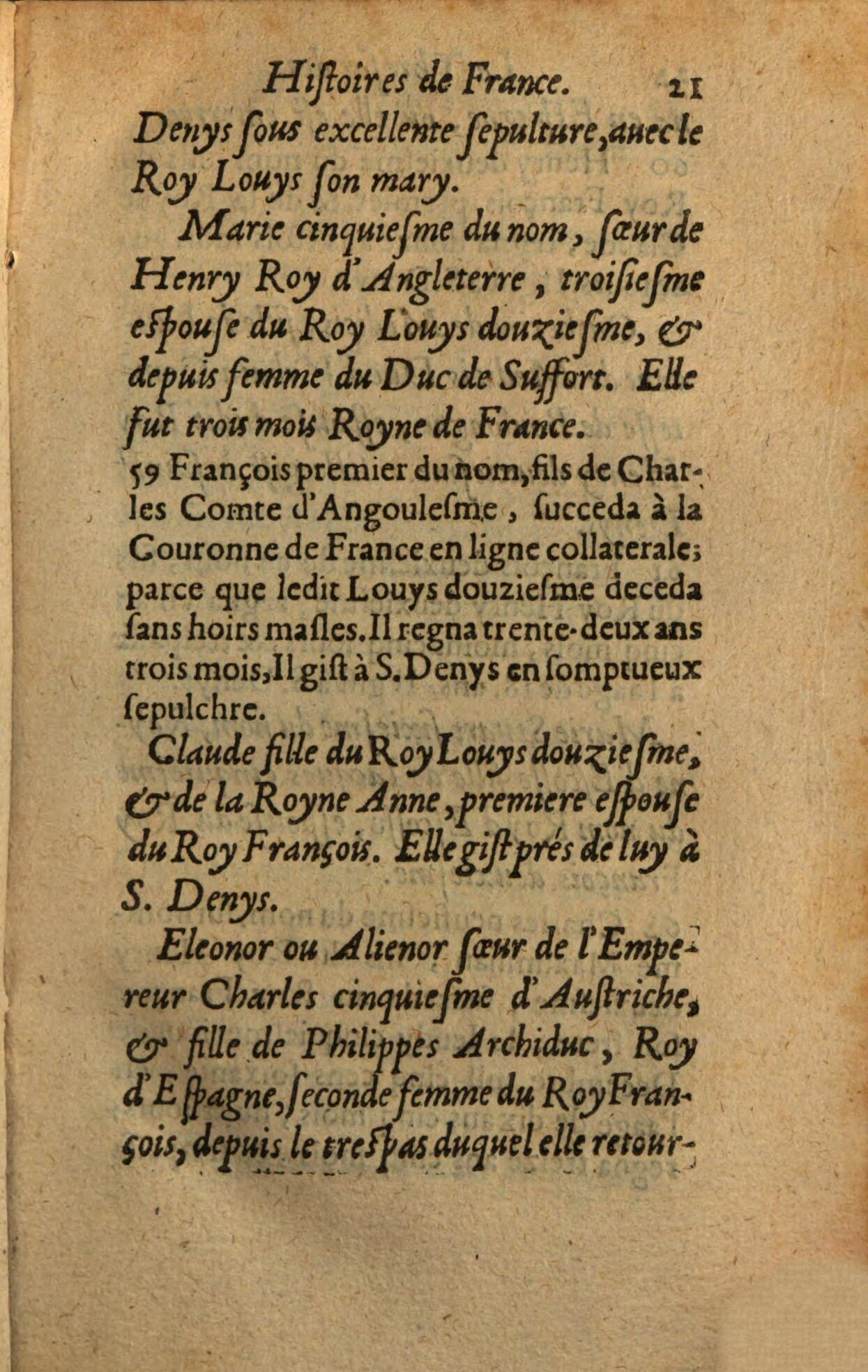 1639 - Jean Corrozet - Trésor des histoires de France - BSB Munich 1639 - Jean Corrozet - Trésor des histoires de France - BSB Munich