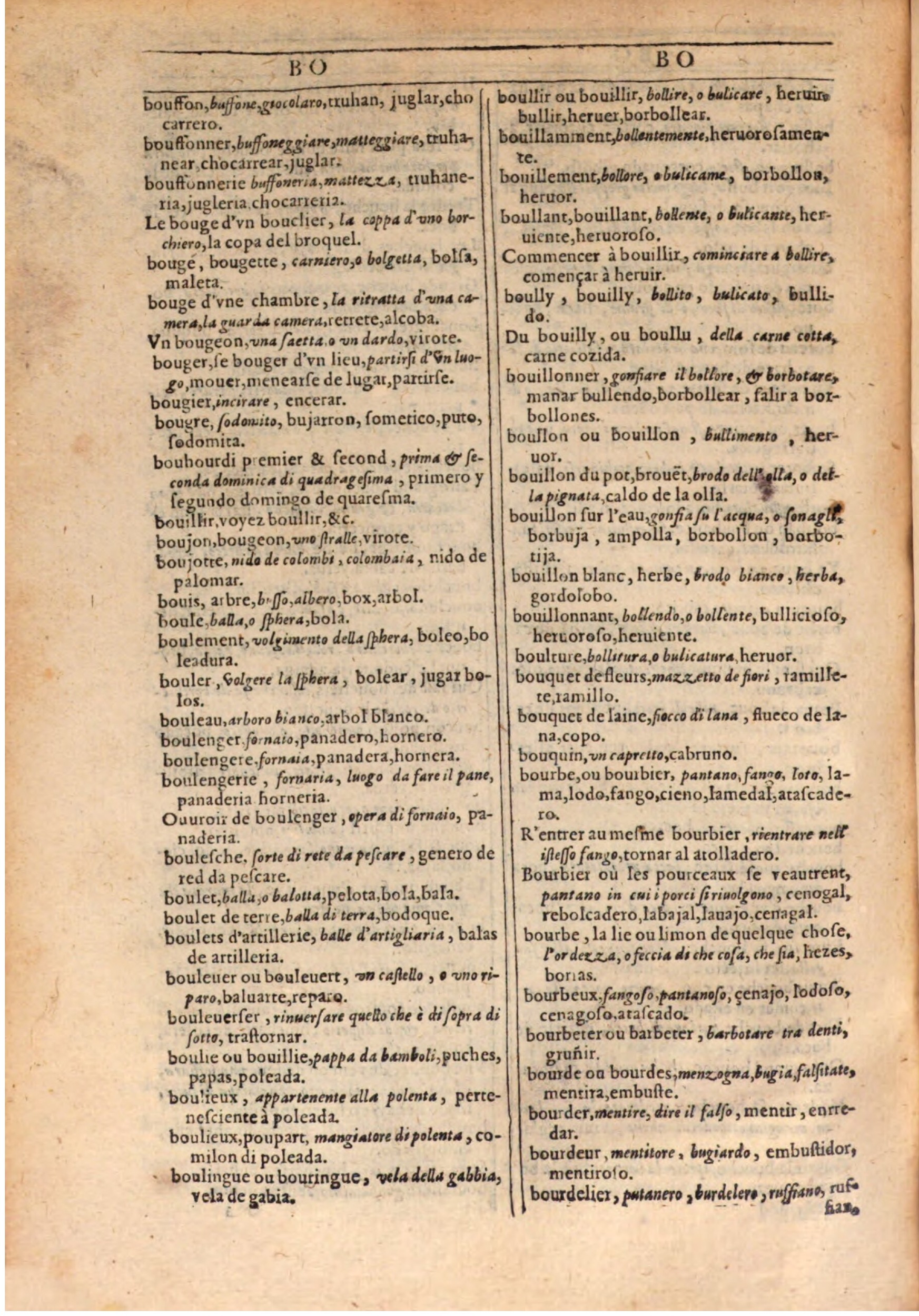1609 - Philippe Albert et Alexandre Pernet - Trésor des trois langues française, italienne et espagnole (Seconde partie) - BSB Munich 1609 - Philippe Albert et Alexandre Pernet - Trésor des trois langues française, italienne et espagnole (Seconde partie) - BSB Munich