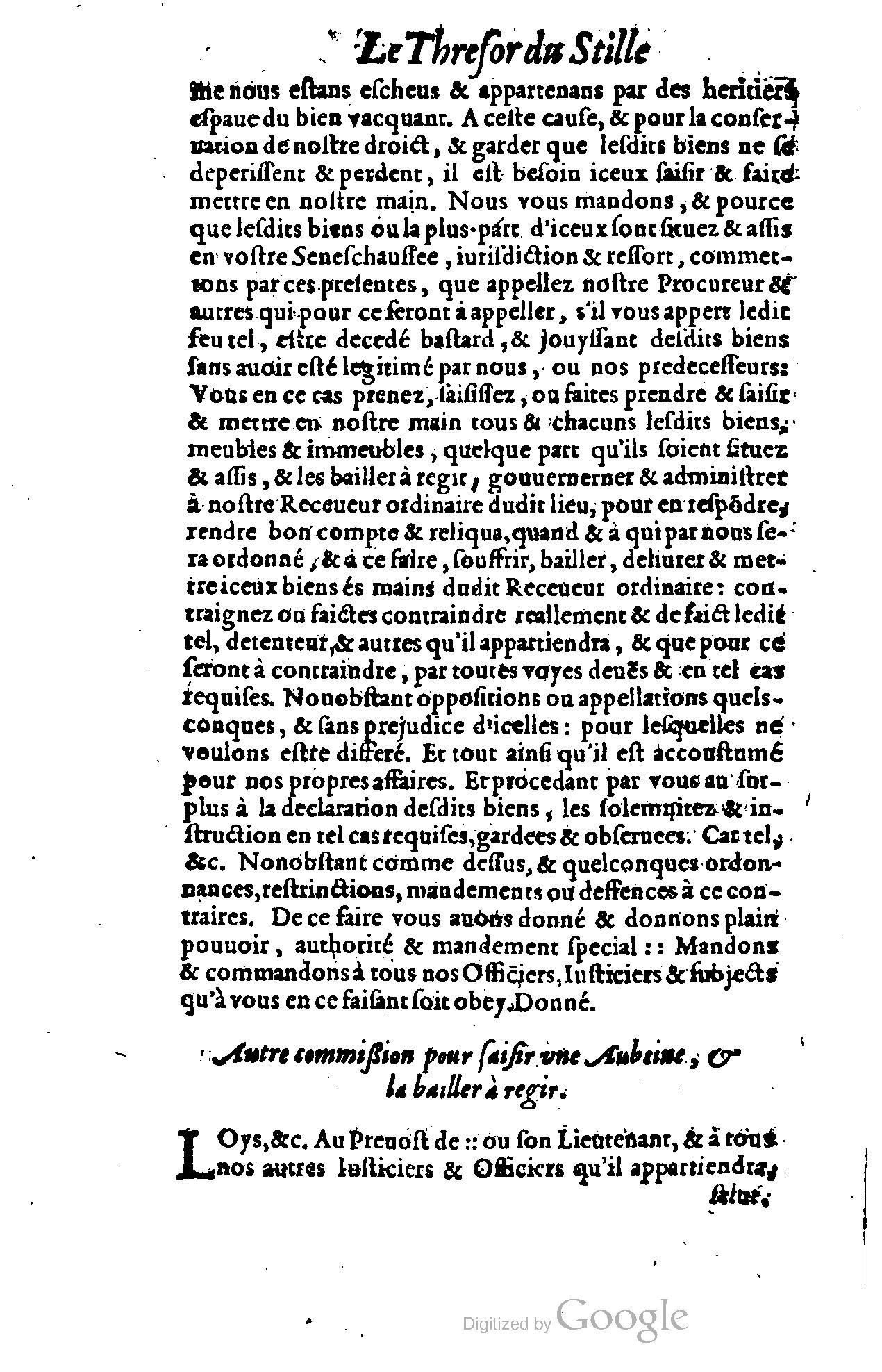 1614 - Jean Richer - Trésor du nouveau style et protocole de la chancellerie de France - BSB Munich