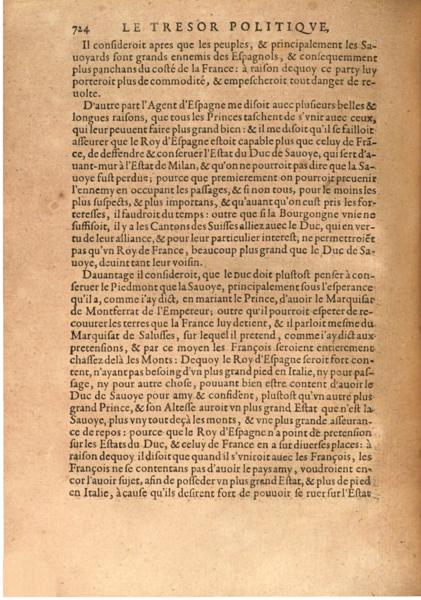 1608 - Nicolas Du Fossé - Trésor politique - BSB Munich