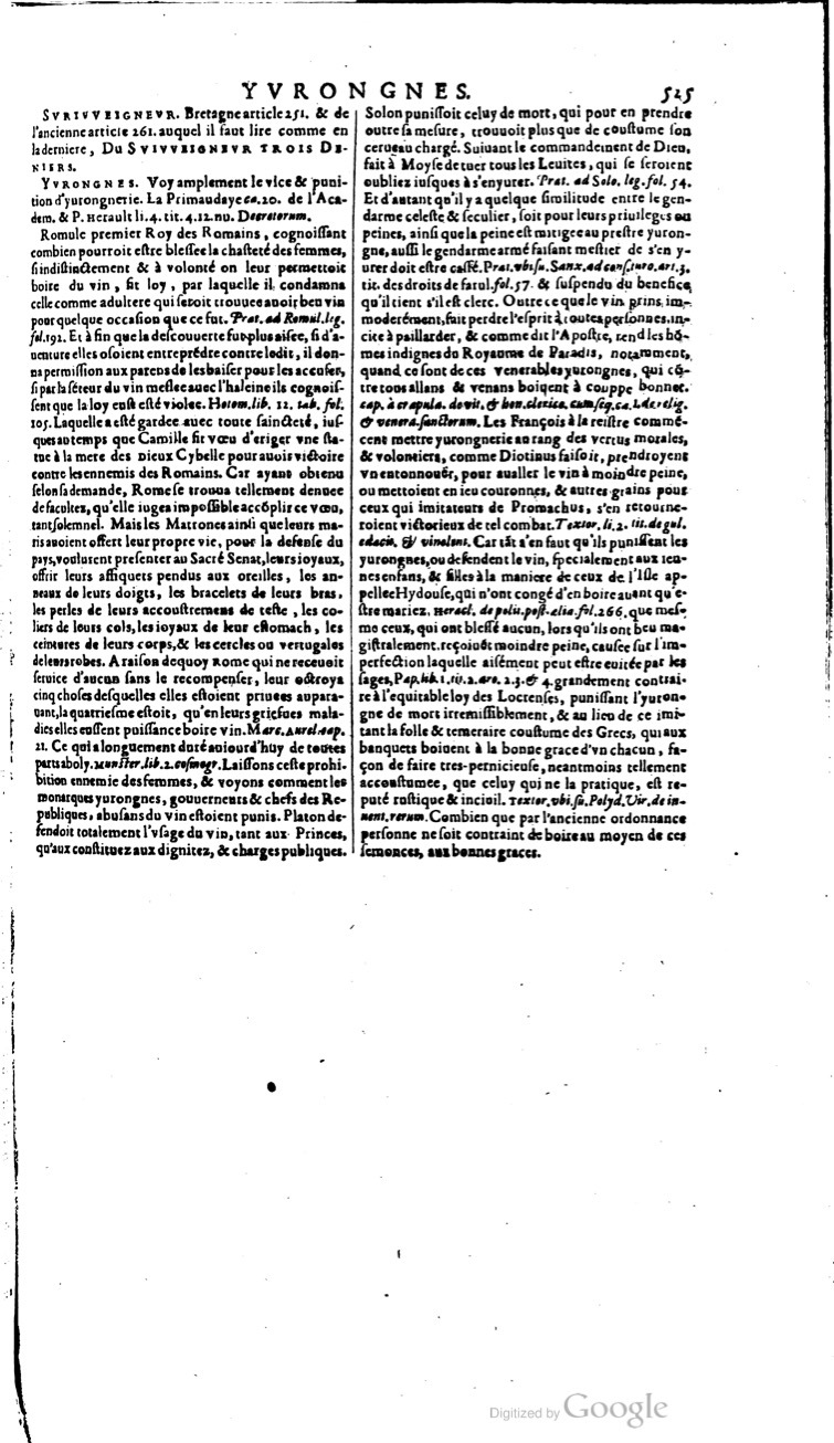 1629 - Veuve Nicolas Buon - Trésor du droit français (21754 T. 2) - BM Lyon