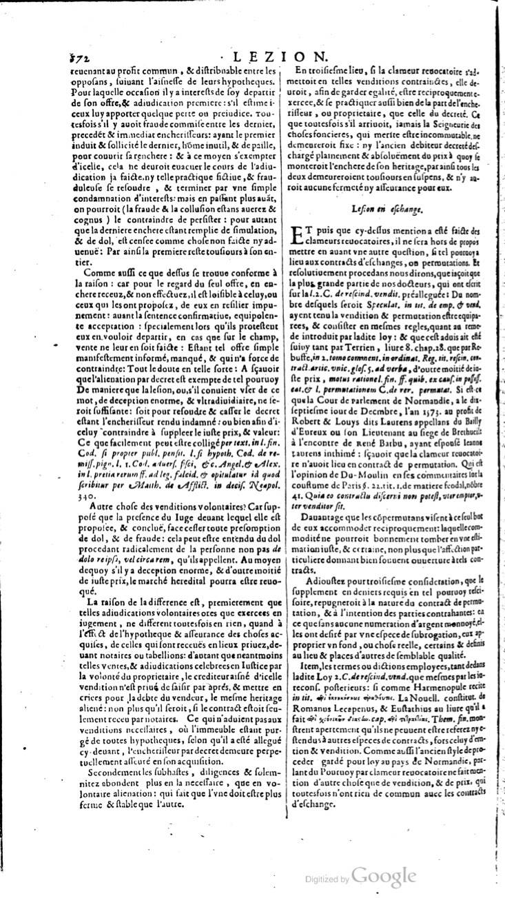 1629 - Veuve Nicolas Buon - Trésor du droit français (21754 T. 2) - BM Lyon