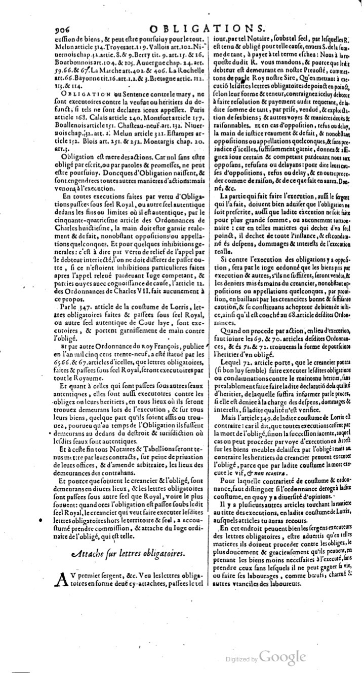 1629 - Veuve Nicolas Buon - Trésor du droit français (29620 T. 2) - BM Lyon
