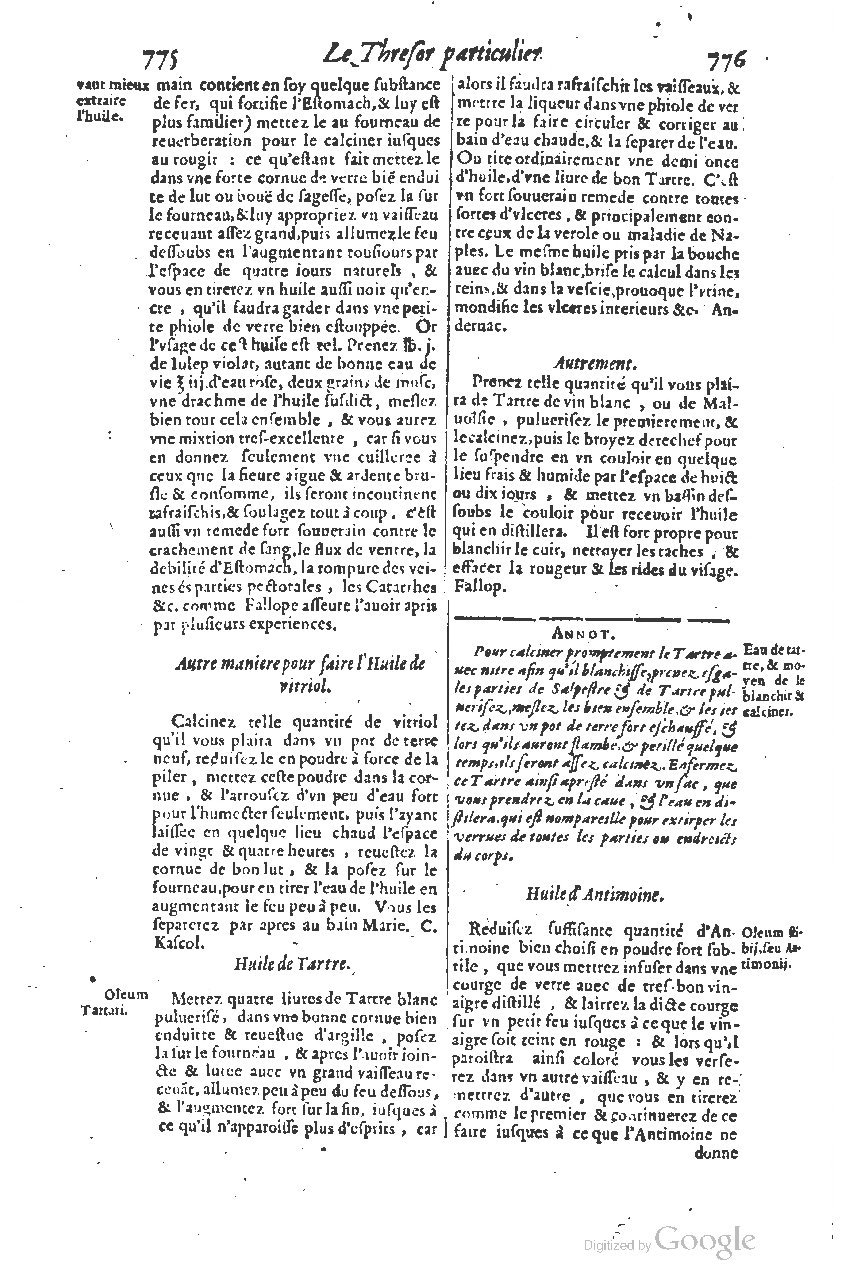 1616 - Étienne Gamonet - Grand trésor ou dispensaire - BSB Munich