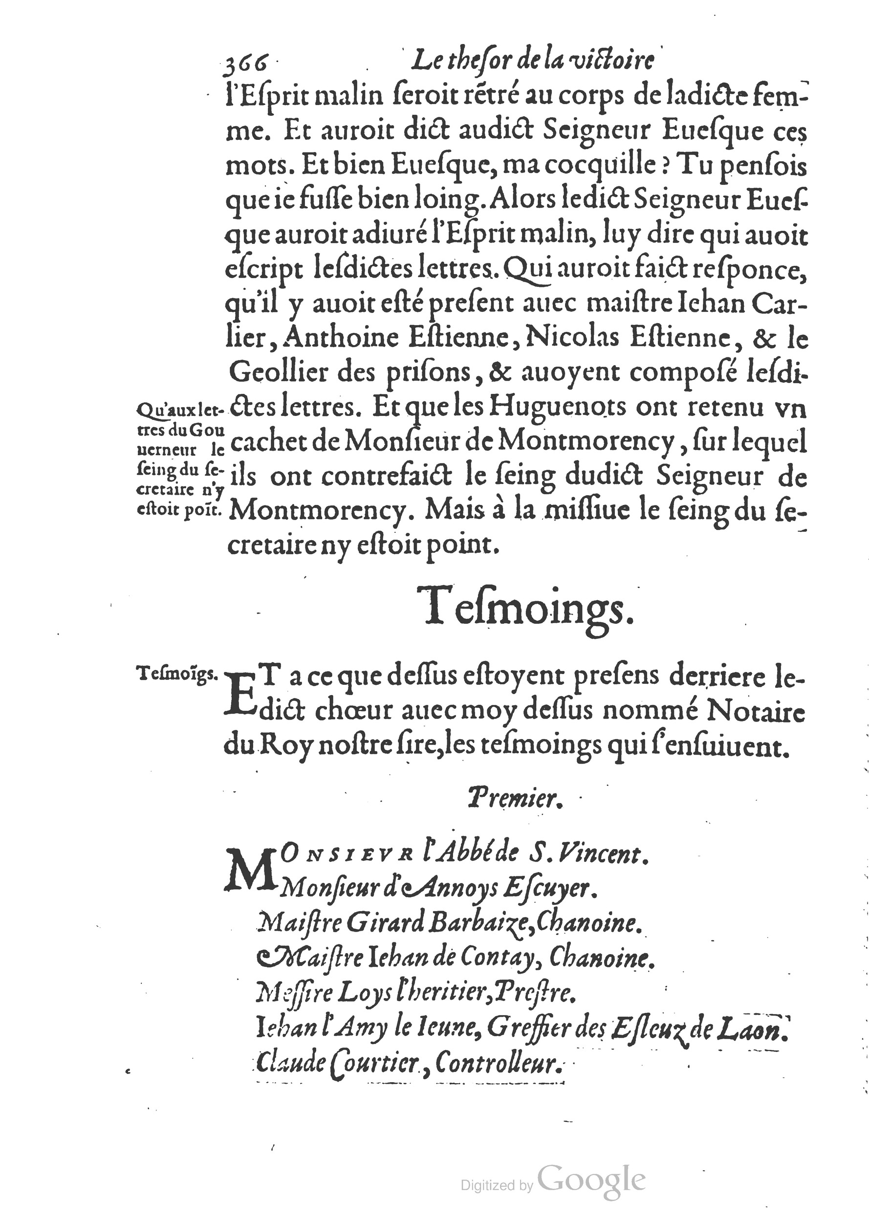 1578 - Nicolas Chesneau - Trésor et entière histoire de la triomphante victoire du corps de Dieu sur l’esprit malin - British Library 1578 - Nicolas Chesneau - Trésor et entière histoire de la triomphante victoire du corps de Dieu sur l’esprit malin - British Library