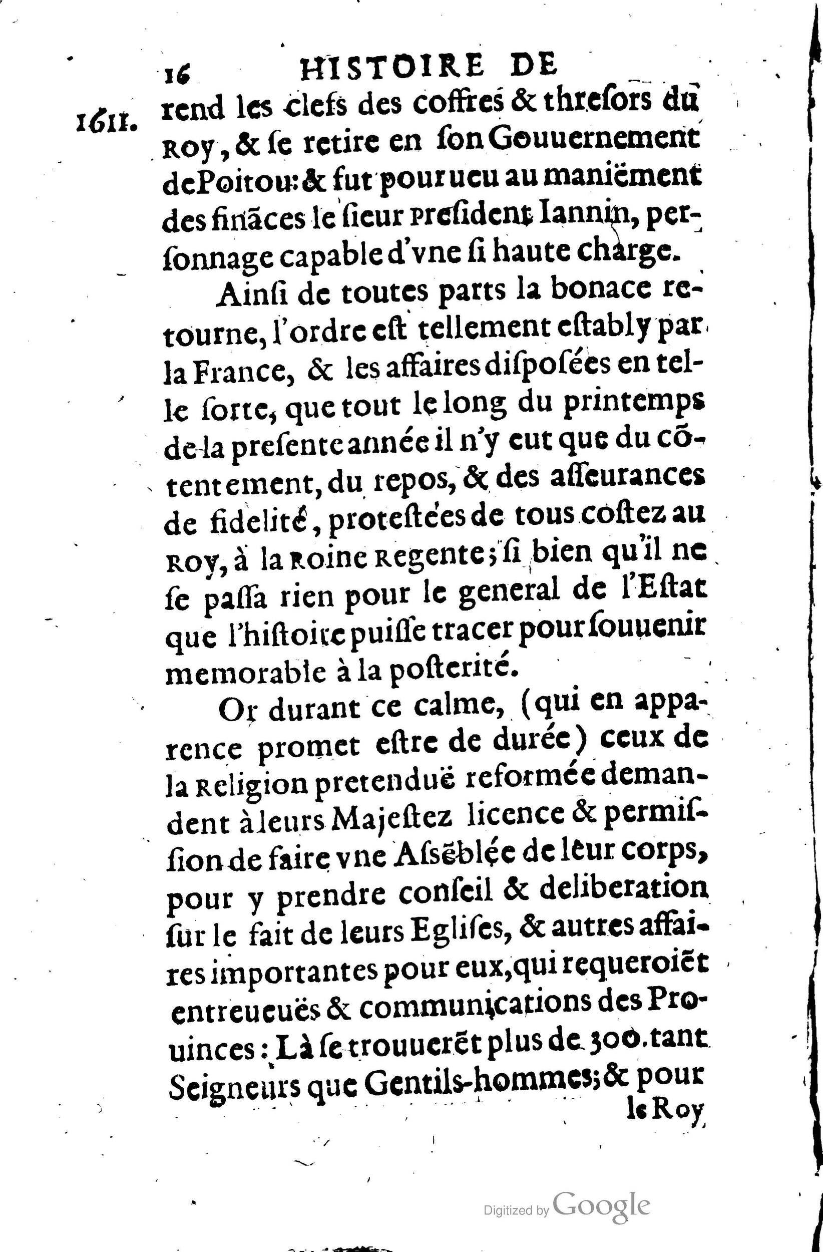 1623 - Joseph Bouillerot - Trésor de l’histoire générale de notre temps - BM Lyon