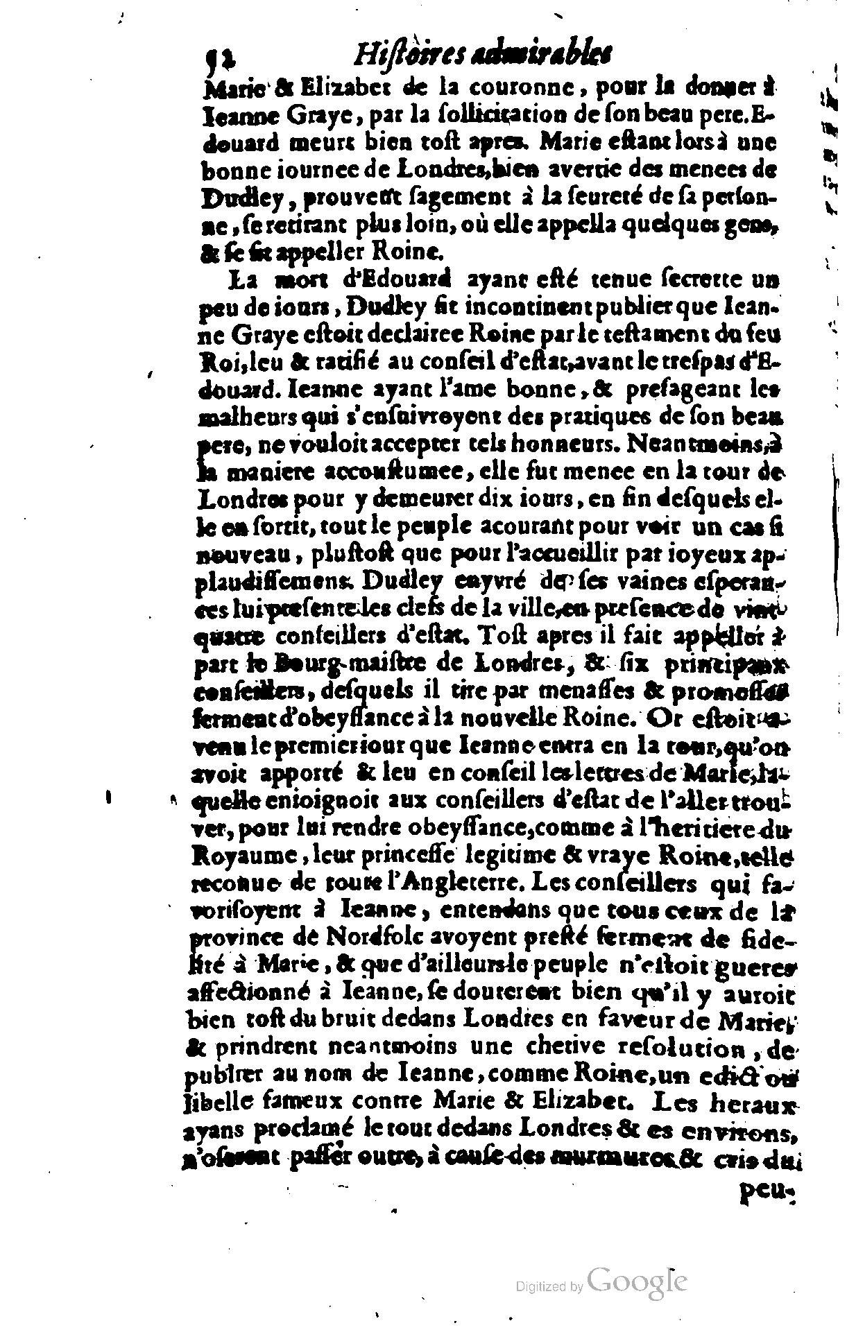 1628 - Jacques Crespin - Trésor d’histoires admirables et mémorables - BSB Munich