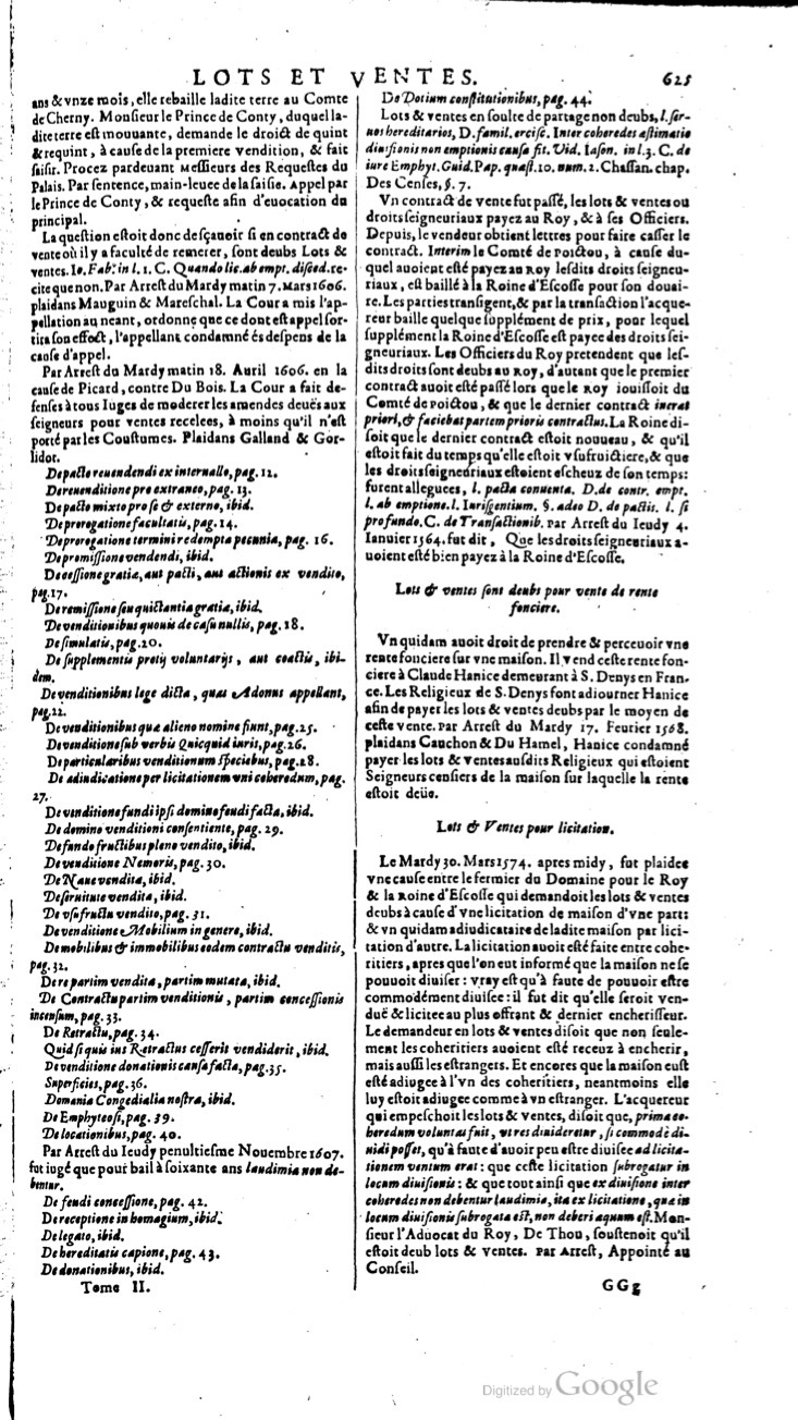 1629 - Veuve Nicolas Buon - Trésor du droit français (21754 T. 2) - BM Lyon