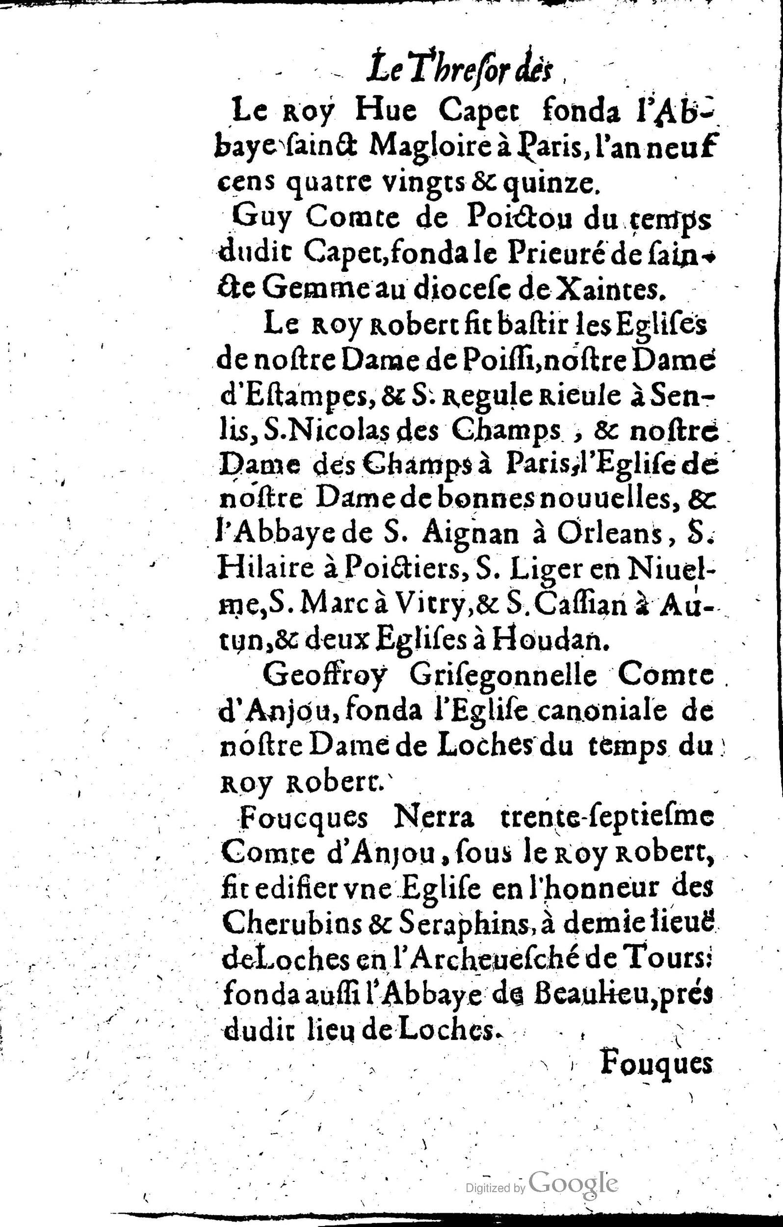 1619 - Jean Corrozet - Trésor des histoires de France - Anvers Musée Plantin-Moretus