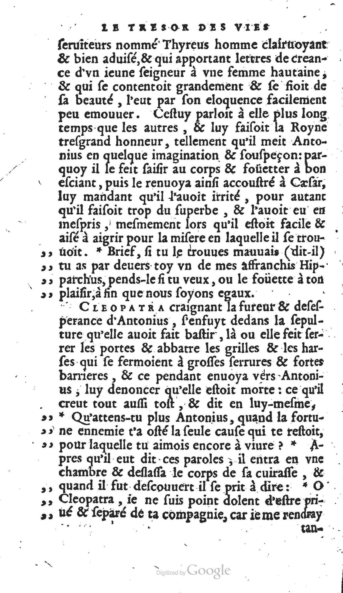 1567 - Willem Silvius - Trésor des vies de Plutarque - Anvers Musée Plantin-Moretus
