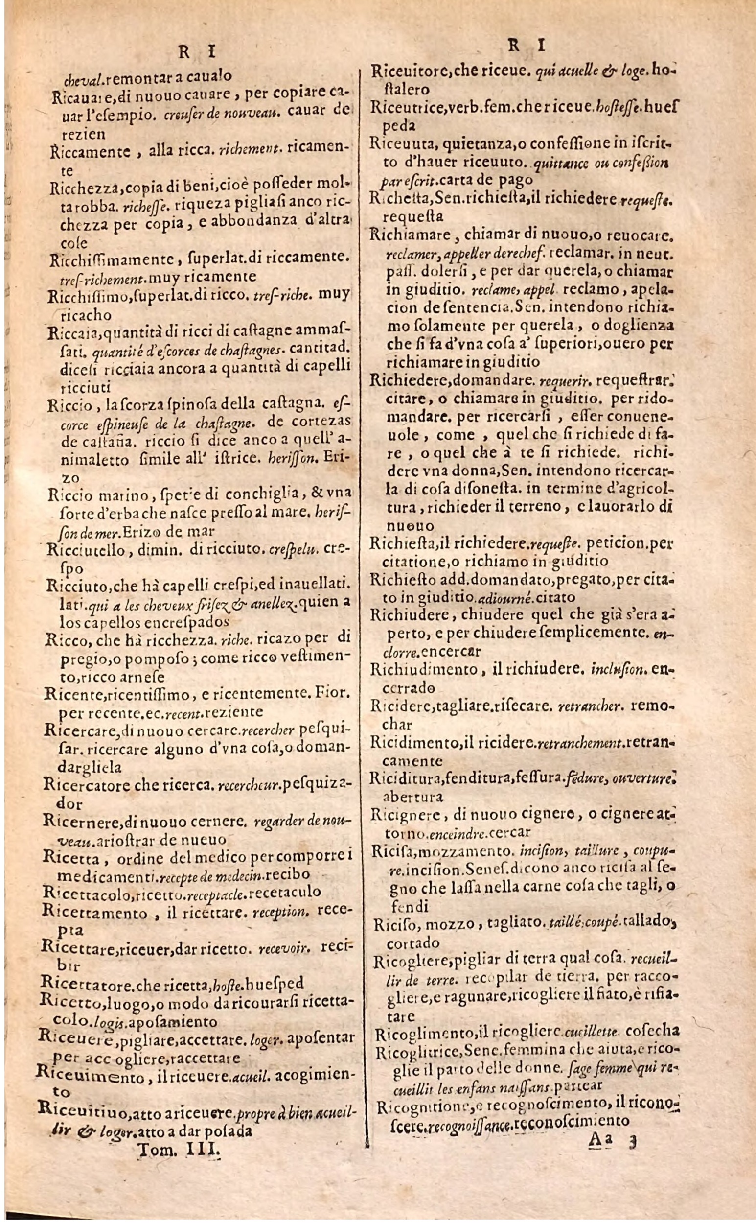 1627 - Jacques Crespin - Trésor des trois langues (Troisième partie) - Regensburg