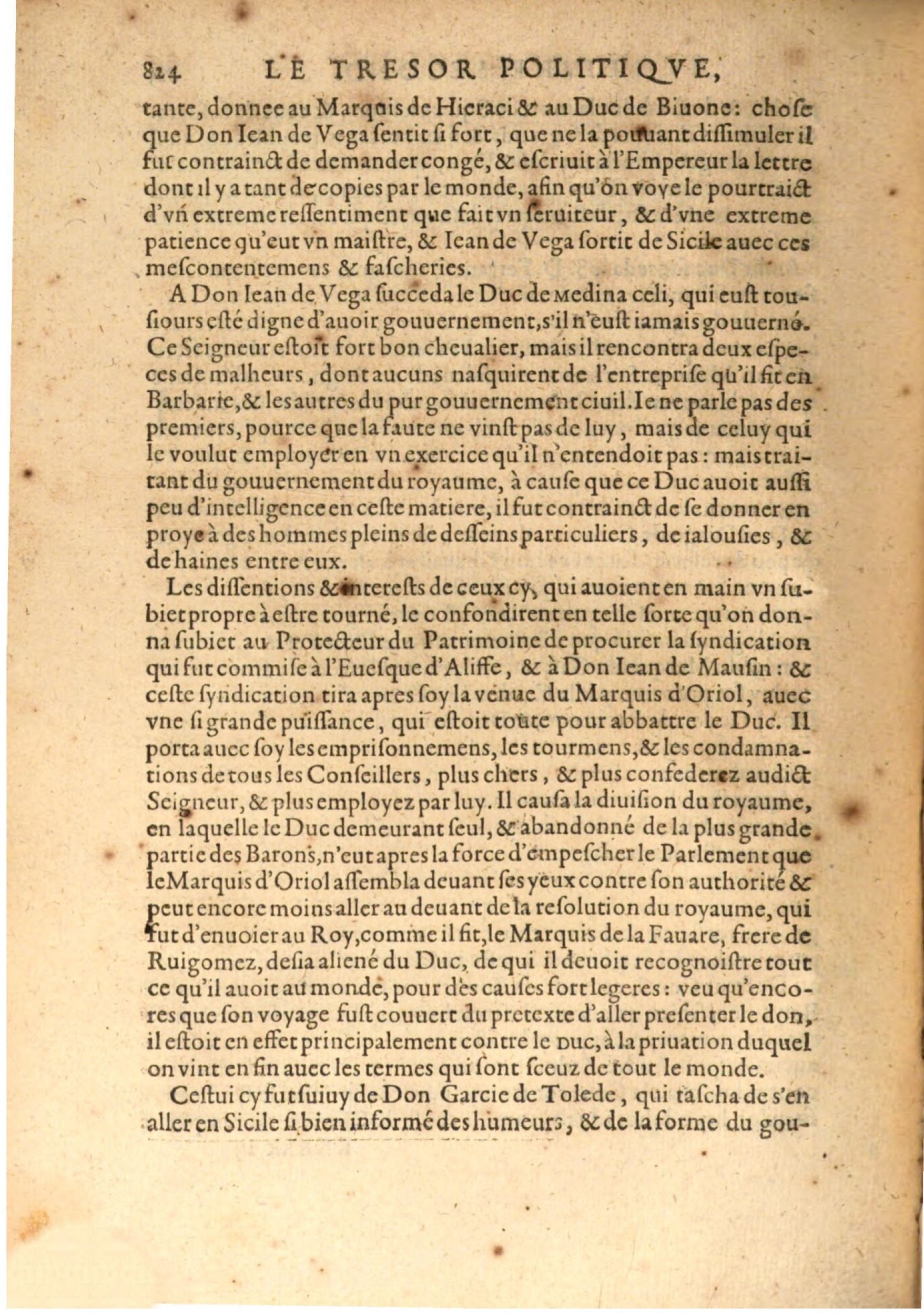 1608 - Nicolas Du Fossé - Trésor politique - BSB Munich