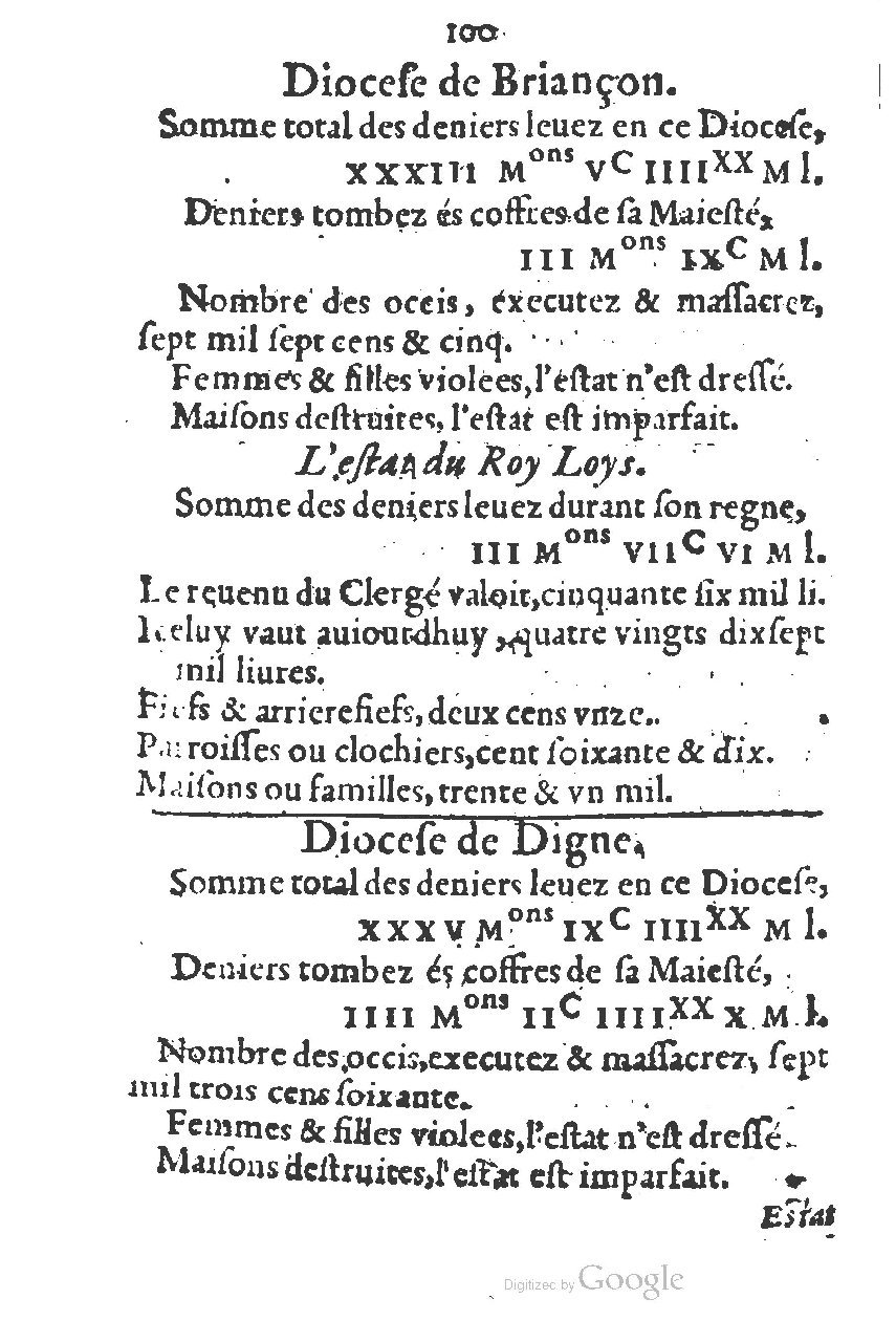 1581 - s.n. - Secret des trésors de France (Livre II) - BSB Munich