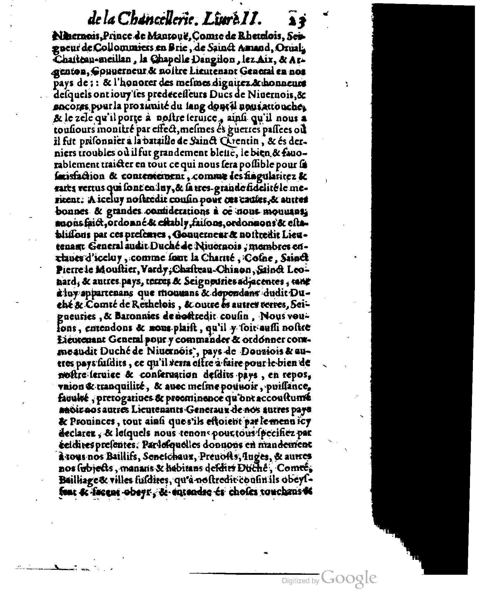 1614 - Jean Richer - Trésor du nouveau style et protocole de la chancellerie de France - BSB Munich