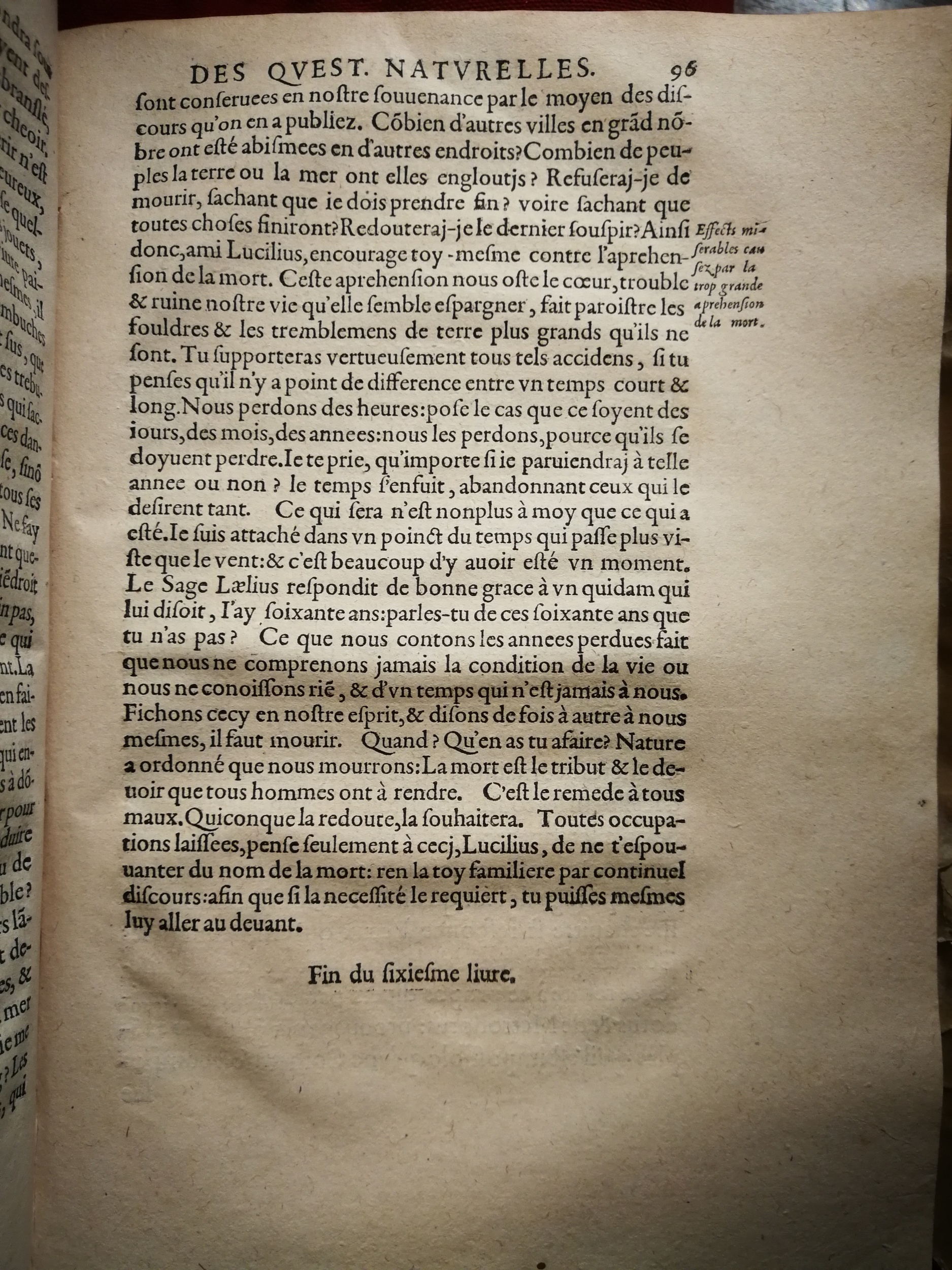 1595 - Jean Houzé - Œuvres morales et mêlées de Sénèque, Trésor de philosophie morale - T. 3 - BnF